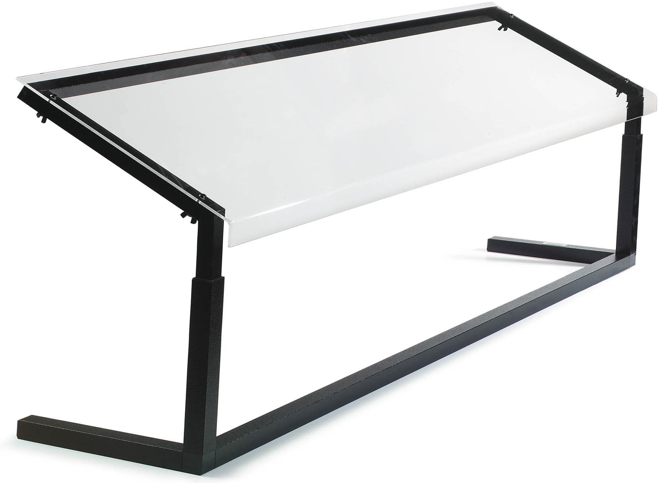 Carlisle FoodService Products Buffet Bar Adjustable Sneeze Guard for Catering, Buffets, Restaurants, Plastic, 73.25 Inches, Blac