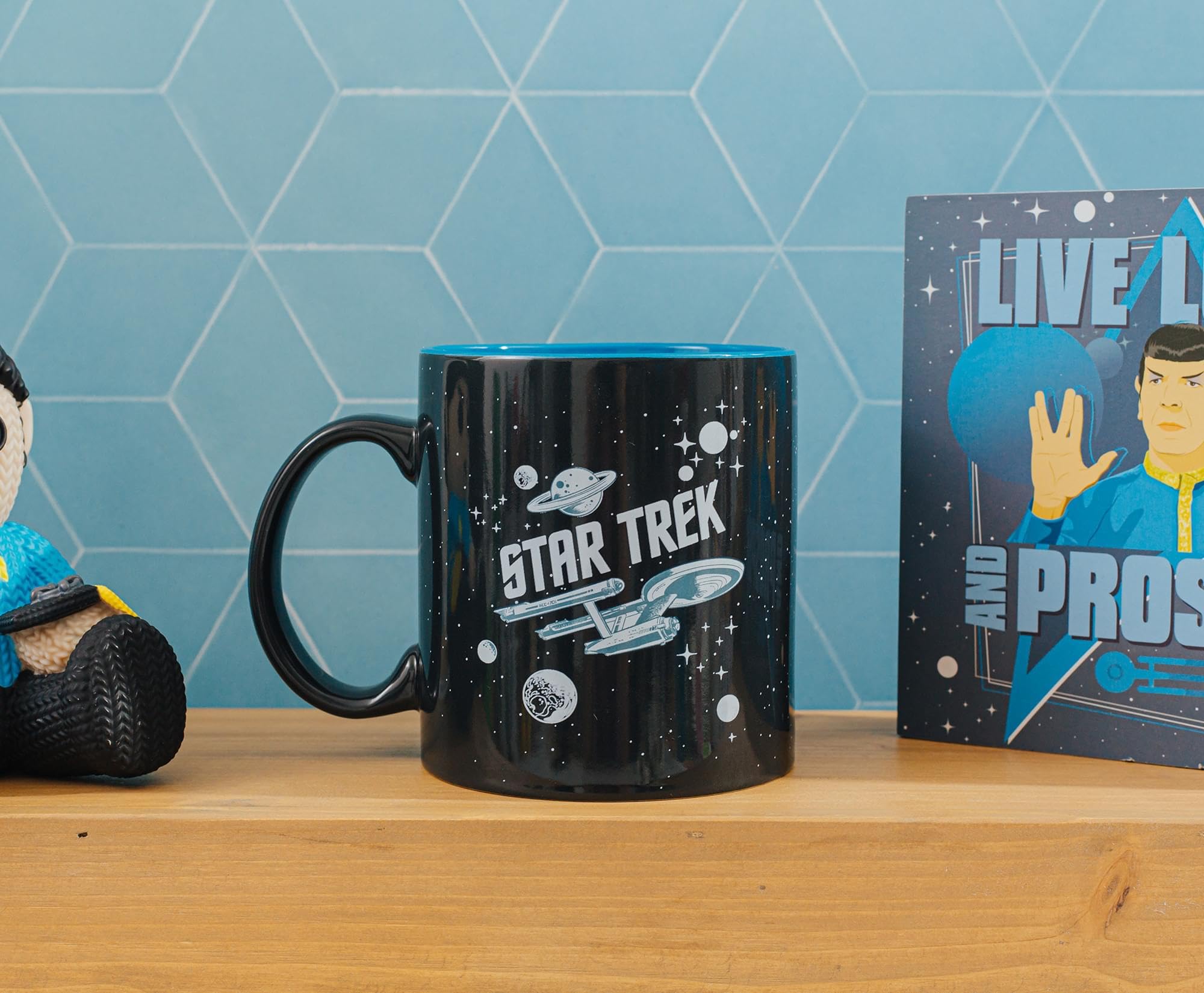 Star Trek Spock Live Long And Prosper 20Oz Ceramic Mug