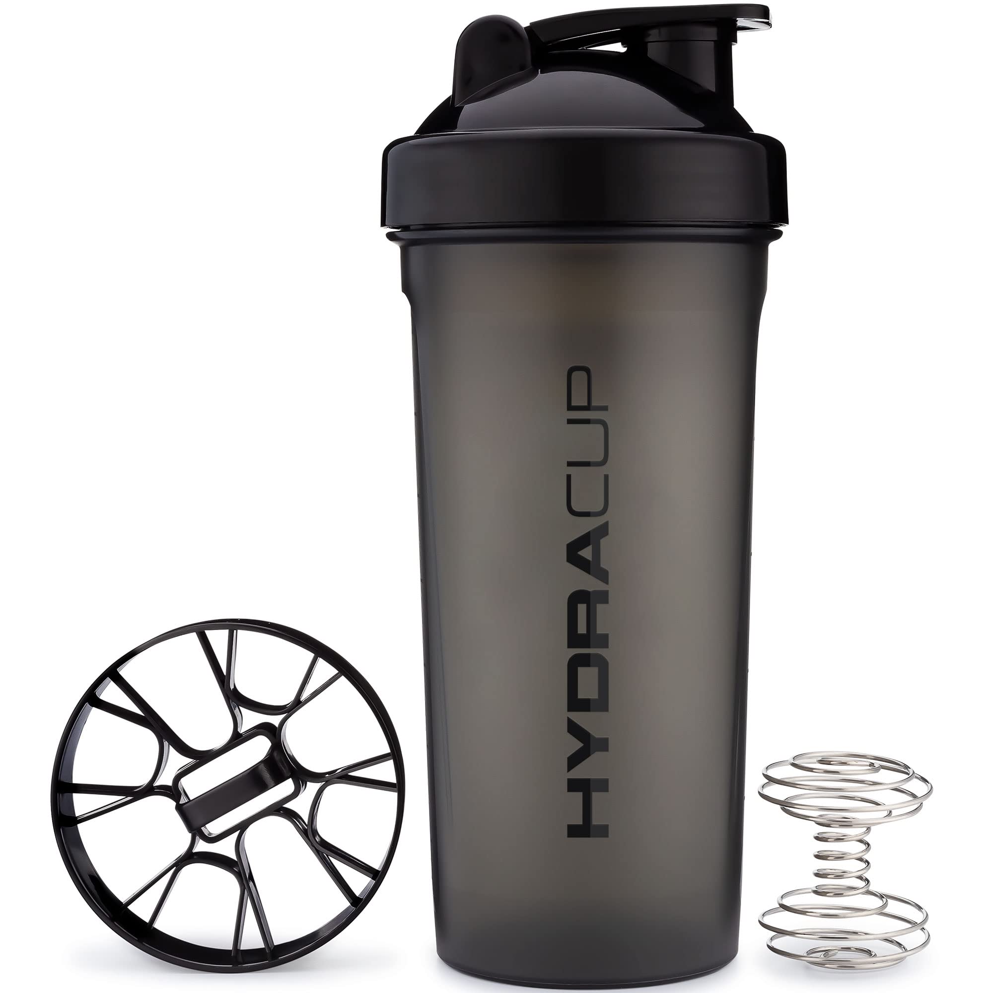 Hydra Cup [3 Pack 45 Oz Shaker Bottles For Protein Shakes, Jumbo Shaker Cups W/Ball Blender Whisk, Extra Large Shaker Bottle Wit