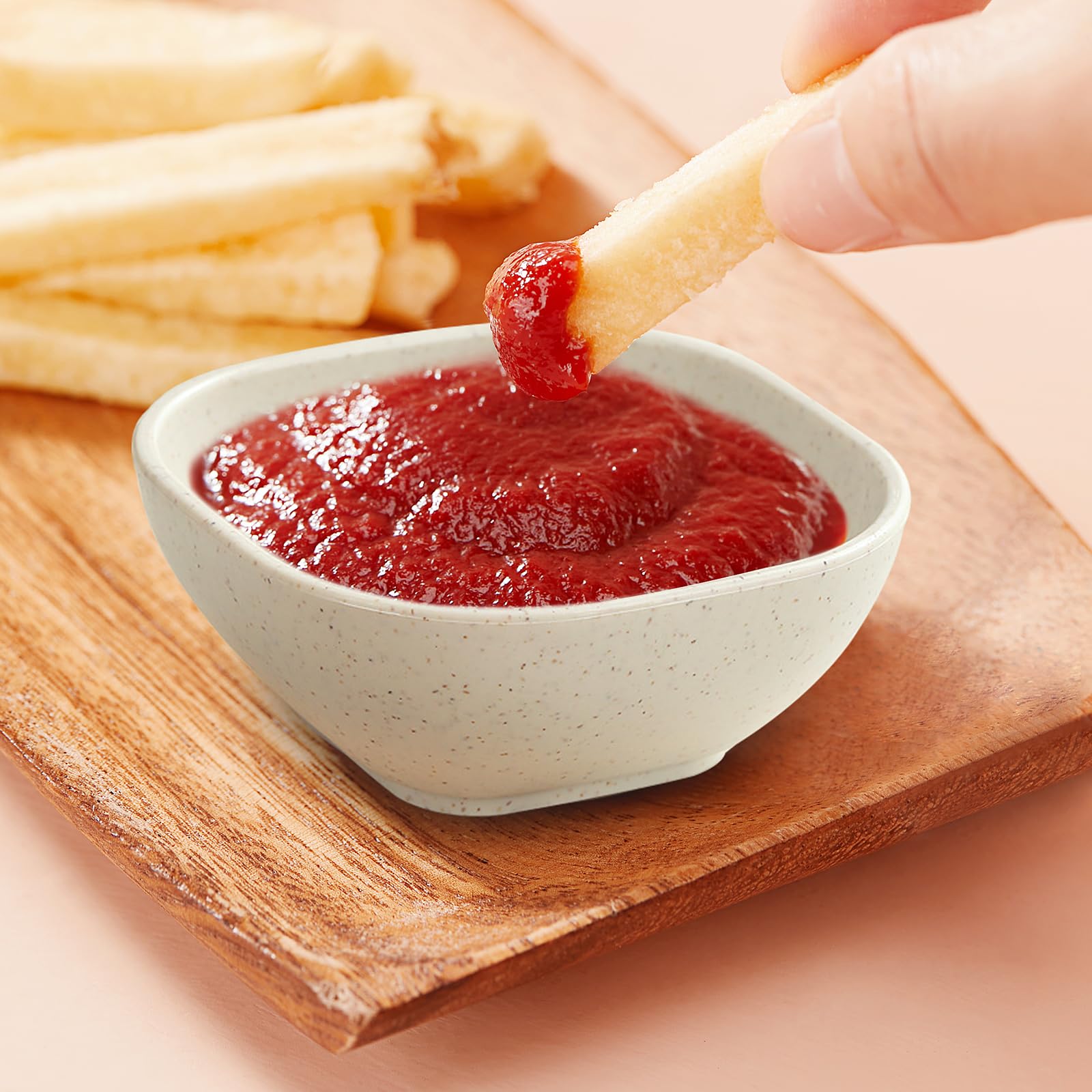 Ronanemon 4.8Oz Unbreakable Wheat Straw Dipping Bowls,Small Prep Bowls, Dip Bowls For Side Dish,Ketchup,Candy, Dessert, Nuts, Pa