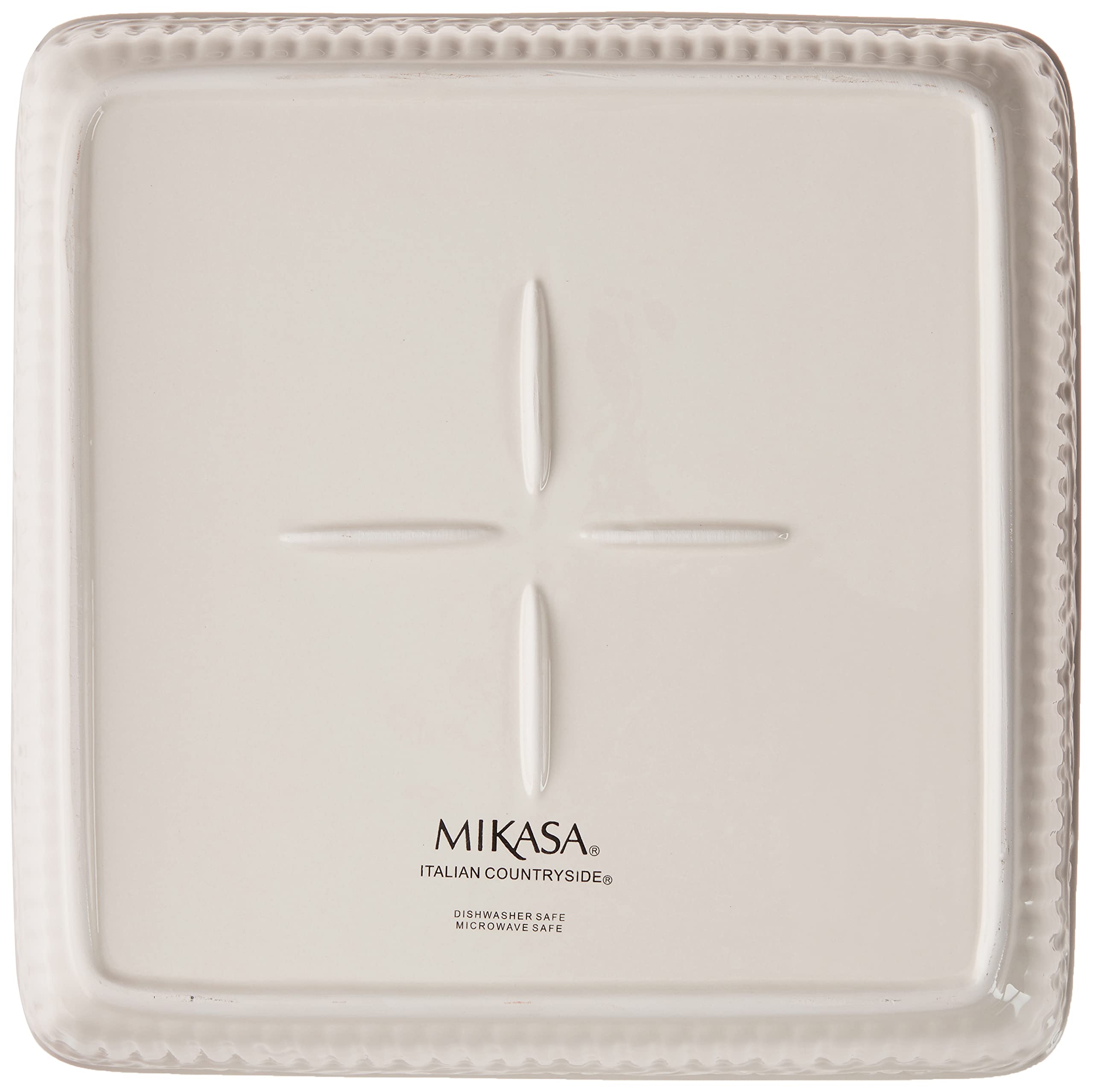 Mikasa Countryside Baking Dish, 10" White, Model 5085649 - Perfect for Baking and Serving