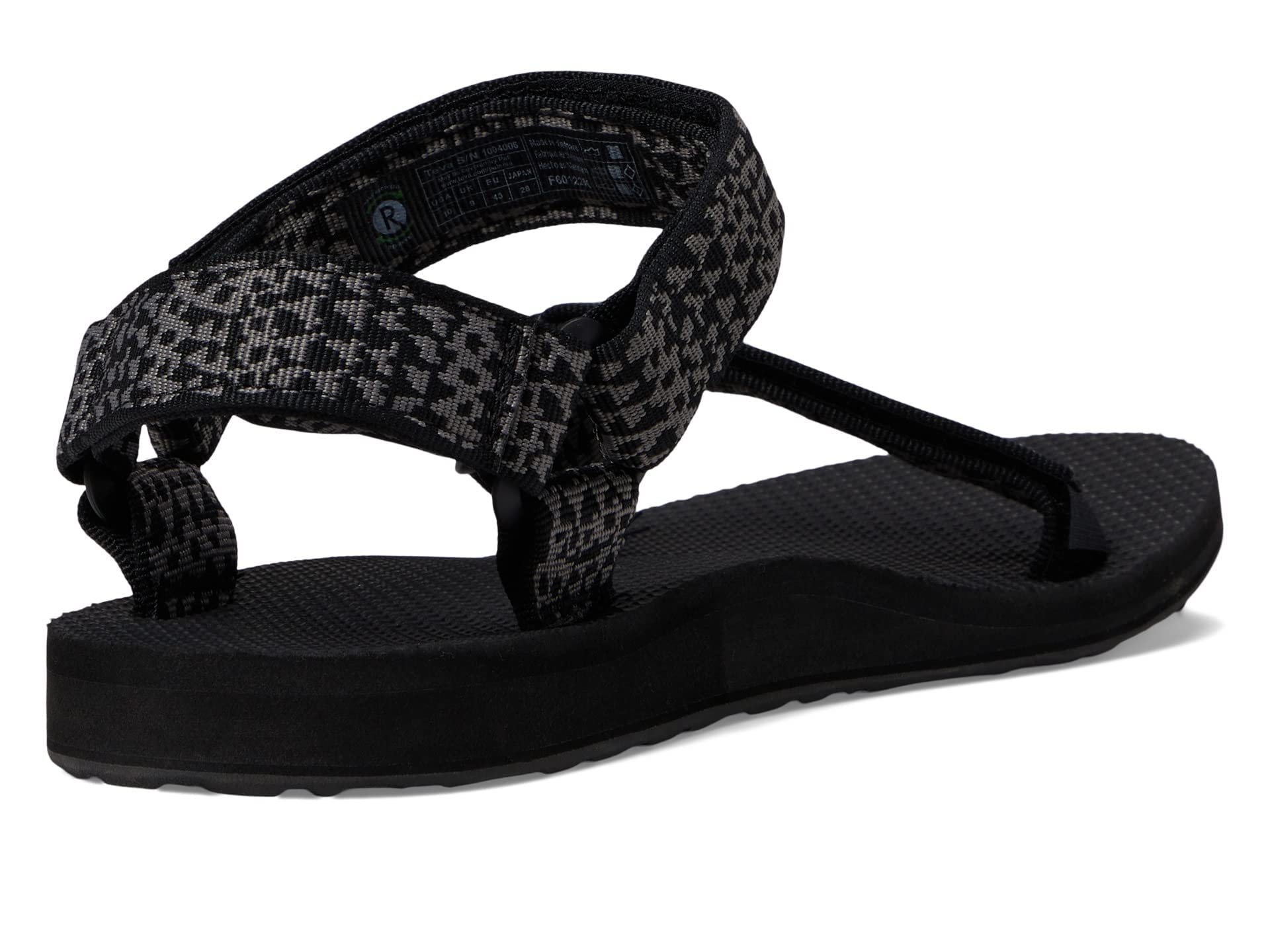 Teva Mens Original Universal Sandal, Etching Black, 11