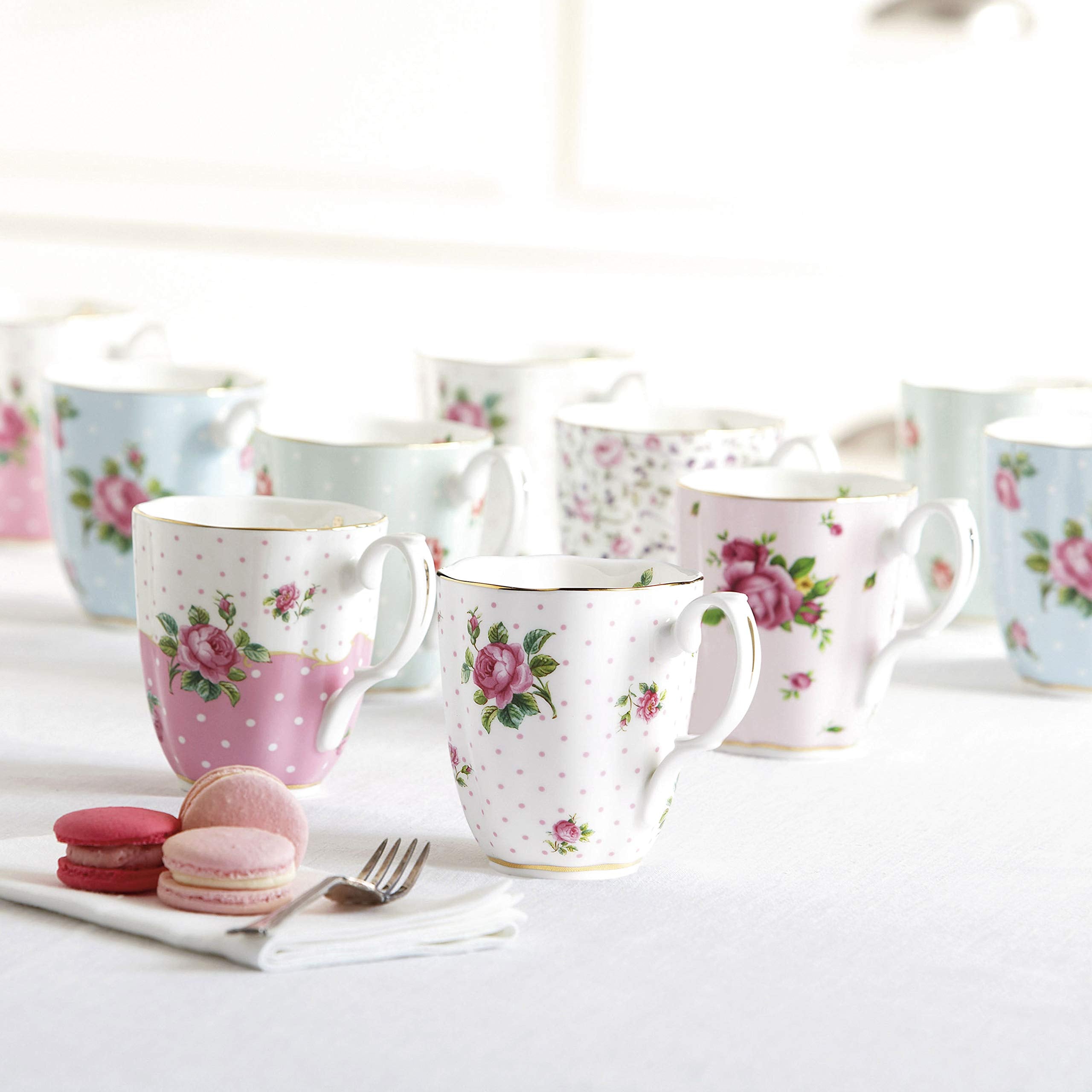 Royal Albert New Country Roses Pink Vintage Mug  1 Count (Pack of 1)