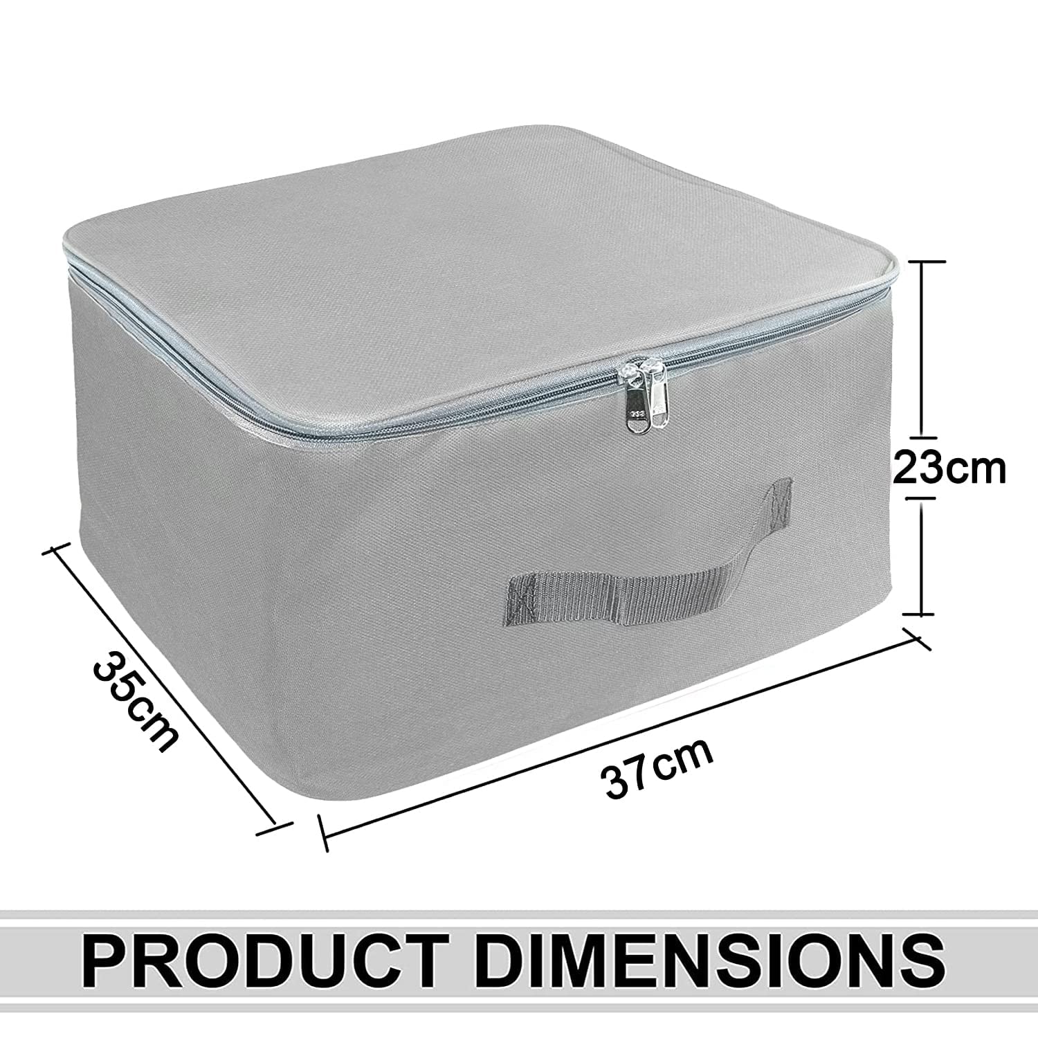 Storite 10 Pack Nylon Wardrobe Bag Underbed Moisture Proof Cloth Storage Organizer, Storage box for Clothes Saree Bags with Zipp