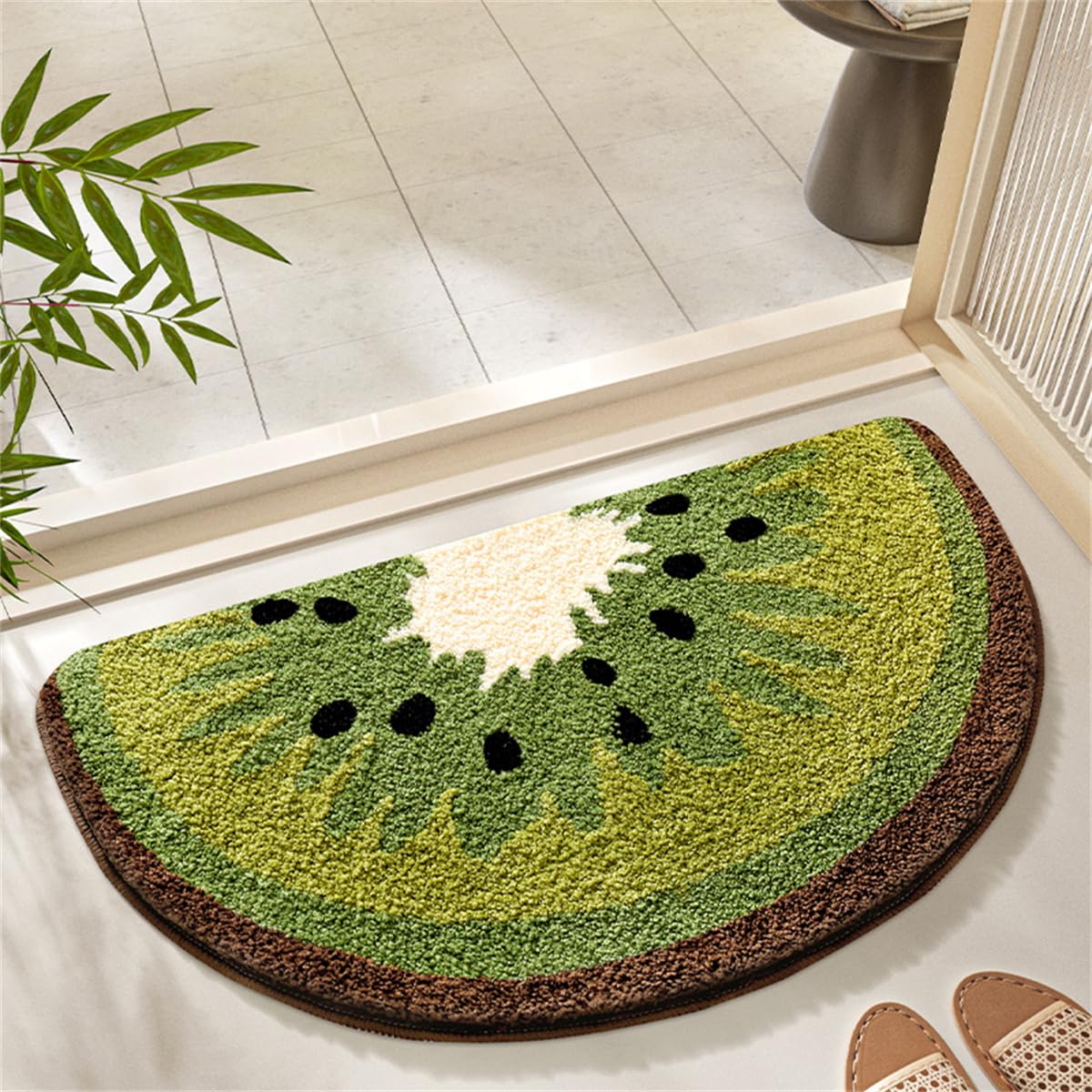 Ankah Fruit Bath Mats Cute Bathroom Rugs, Particularly Absorbent, Very Soft, and Dry Fast That fits in The Kids Room, Bathroom 