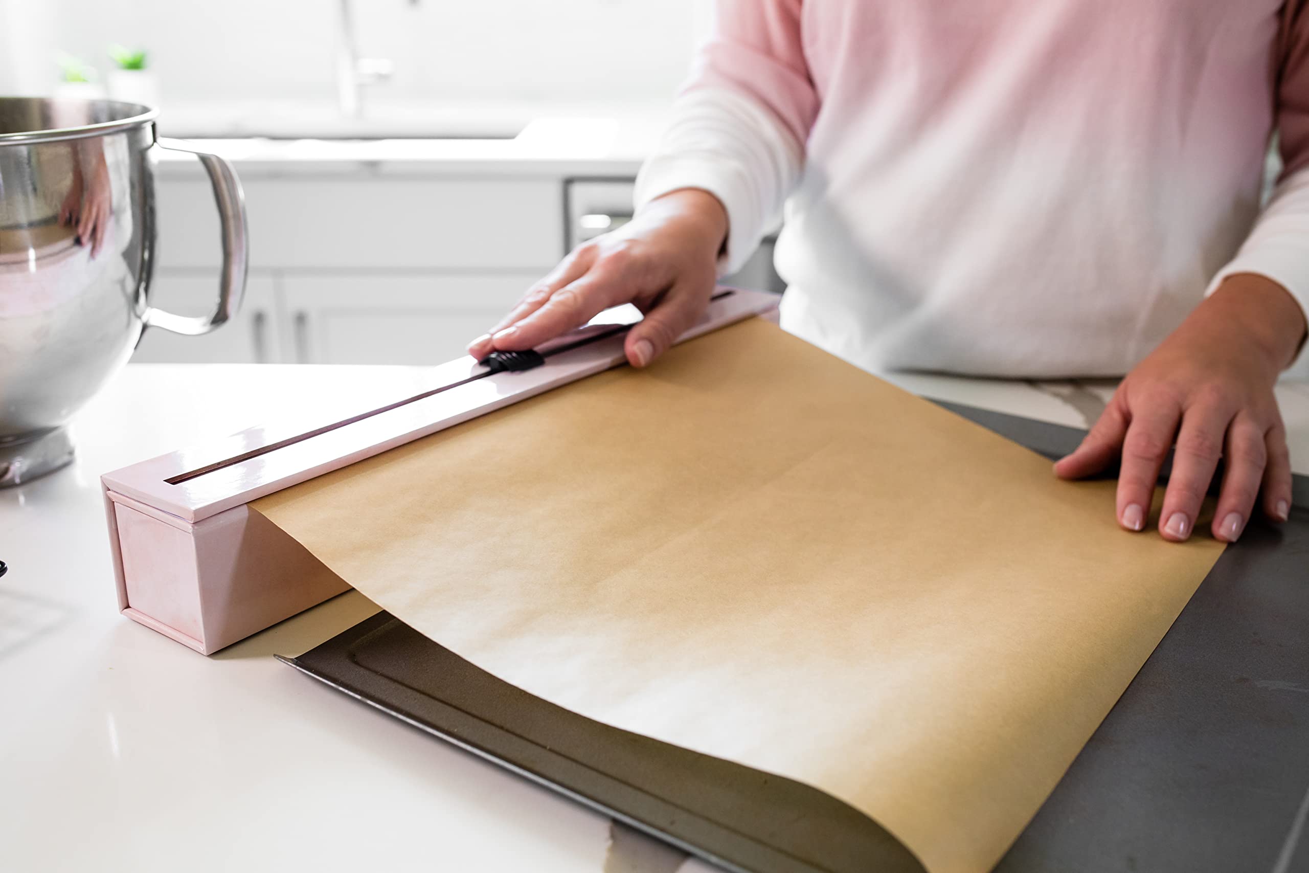 Chicwrap Culinary Parchment Paper Refill Roll - 15'' X 66', 82 Sq Ft - Professional Grade Parchment For Cooking And Baking