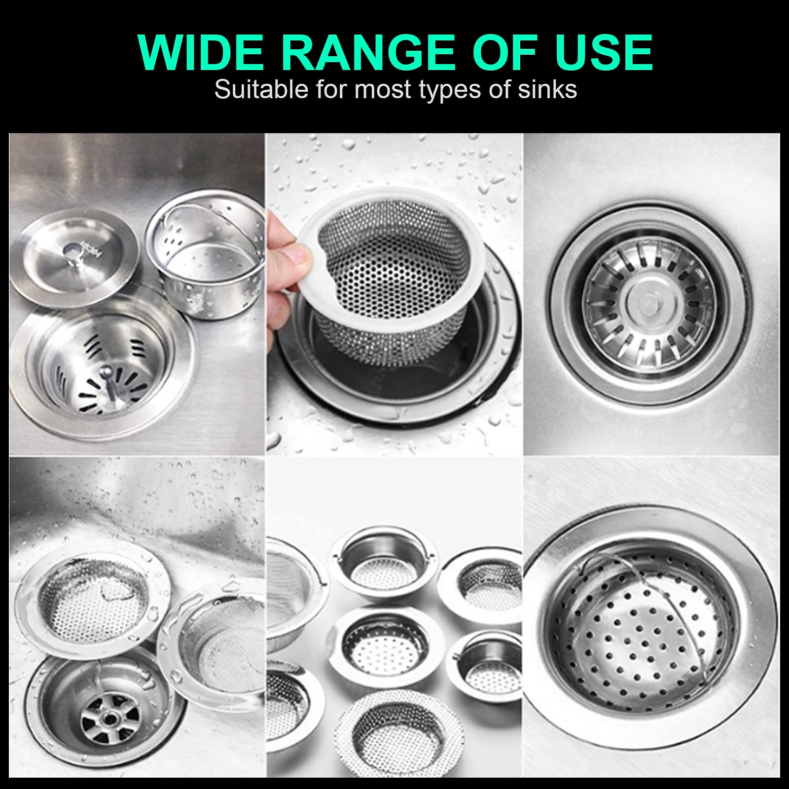 300 Pieces Kitchen Sink Strainer Mesh Bag Disposable Mesh Sink Strainer Bags Sink Net Strainer Filter Bags Sink Trash Mesh Bag F