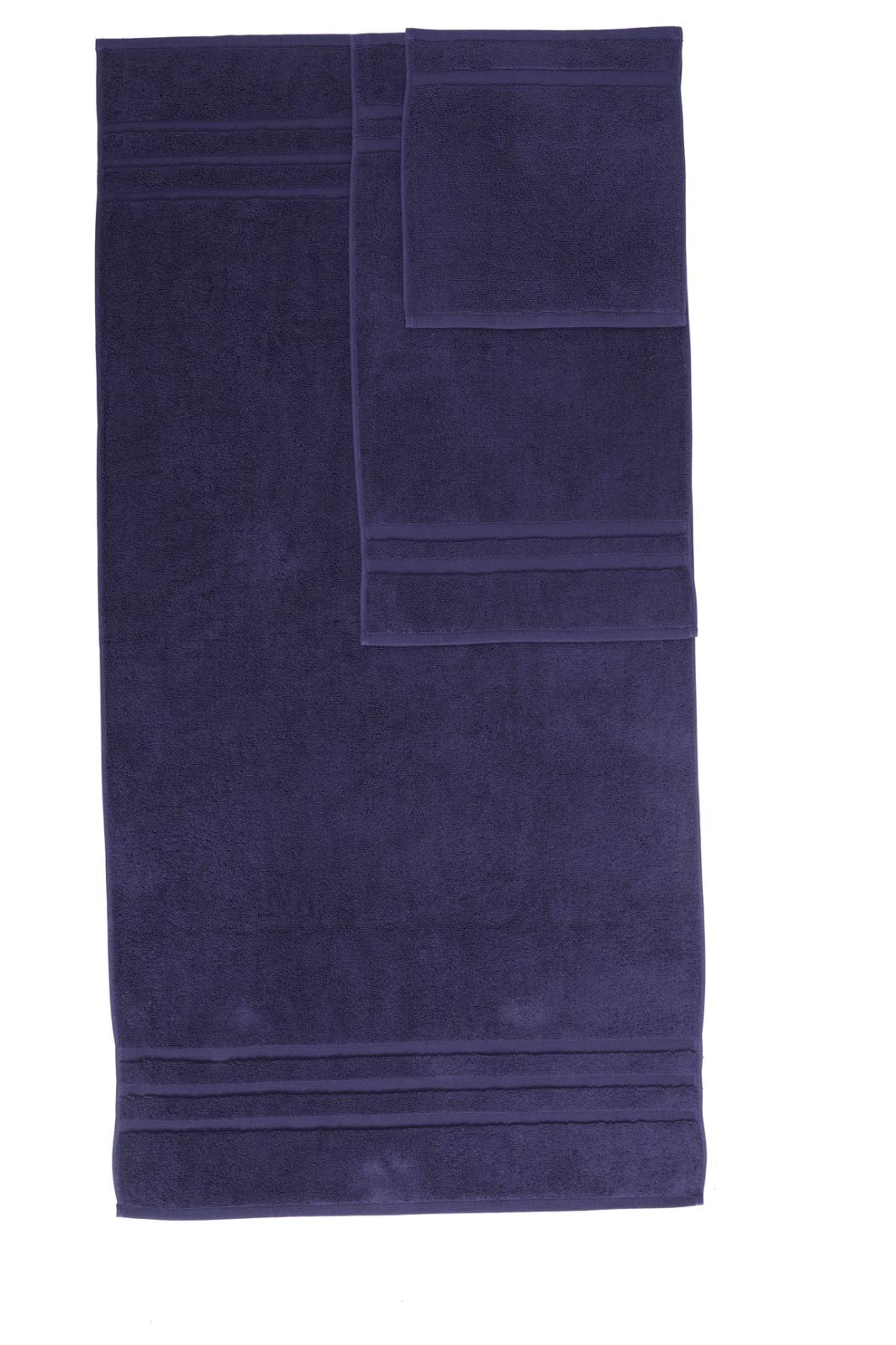 Luxury Hotel & Spa  Turkish Cotton 6 Pieces Towels Set  Max-Softness by Veteran Textile (Navy Blue)