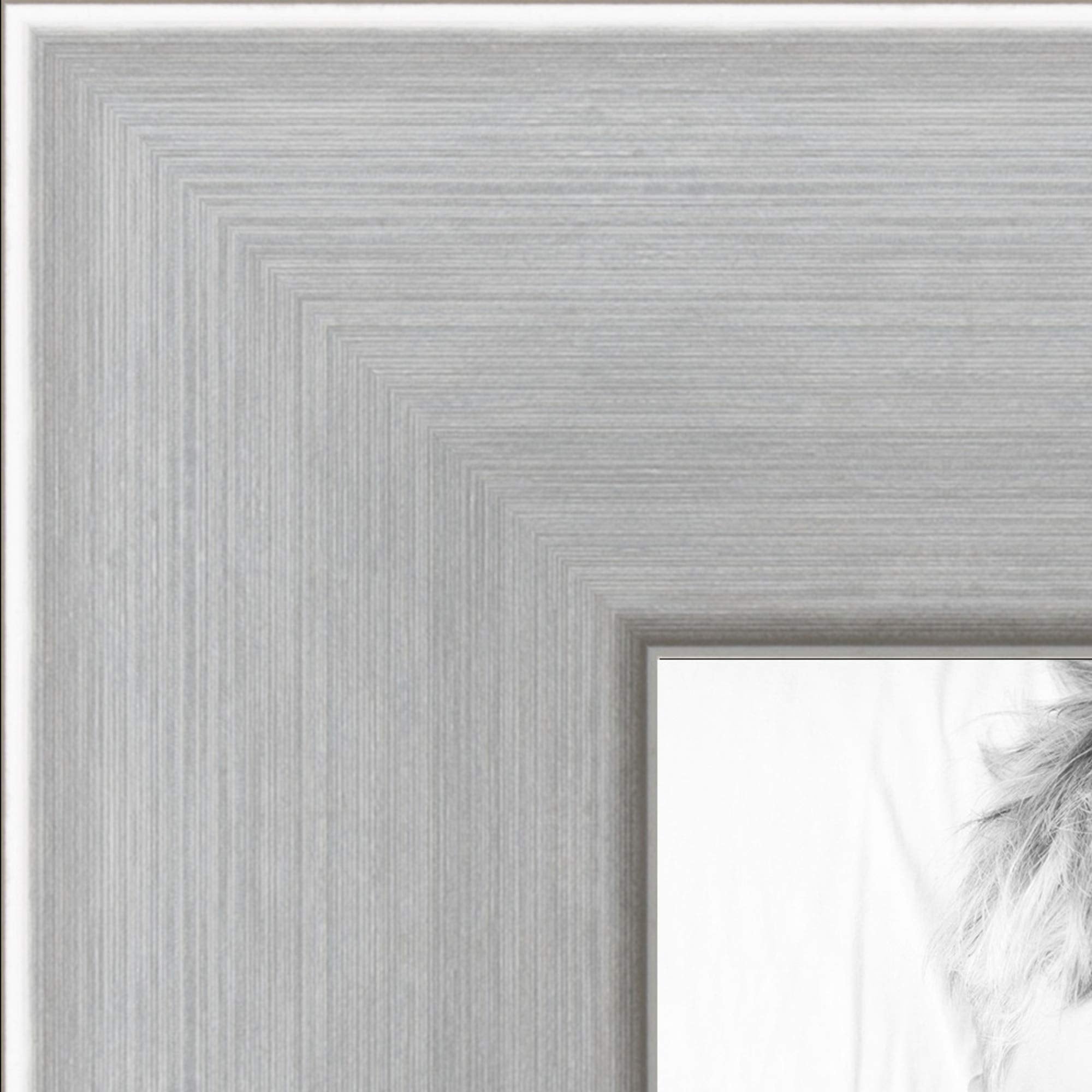 ArtToFrames 22x22 inch Chrome Stainless Steel Picture Frame, 2WOMFRBW26966-22x22
