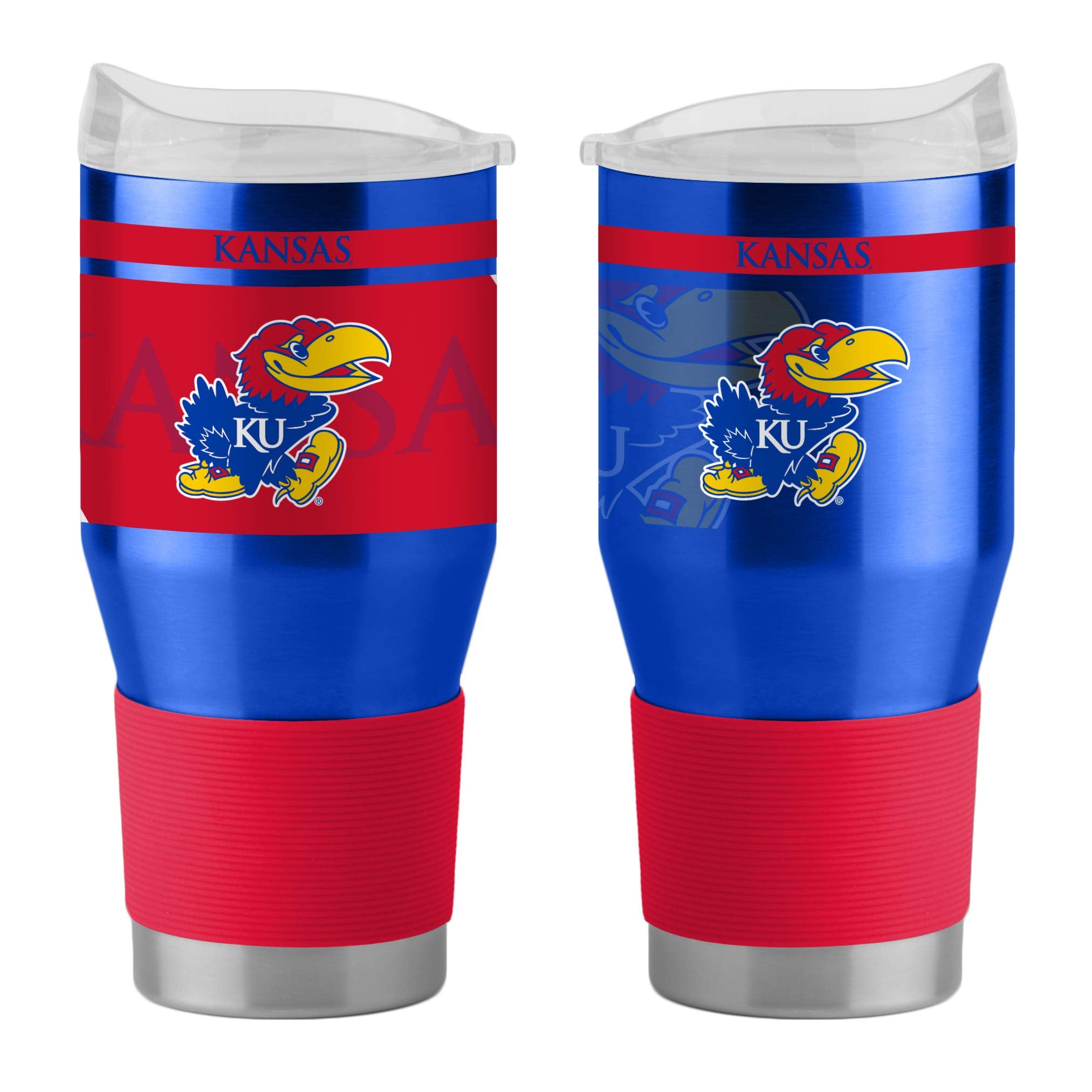 Boelter Brands Ncaa Kansas Jayhawks Travel Tumbler24Oz Ultra Twist Style, Team Color, 24 Ounce