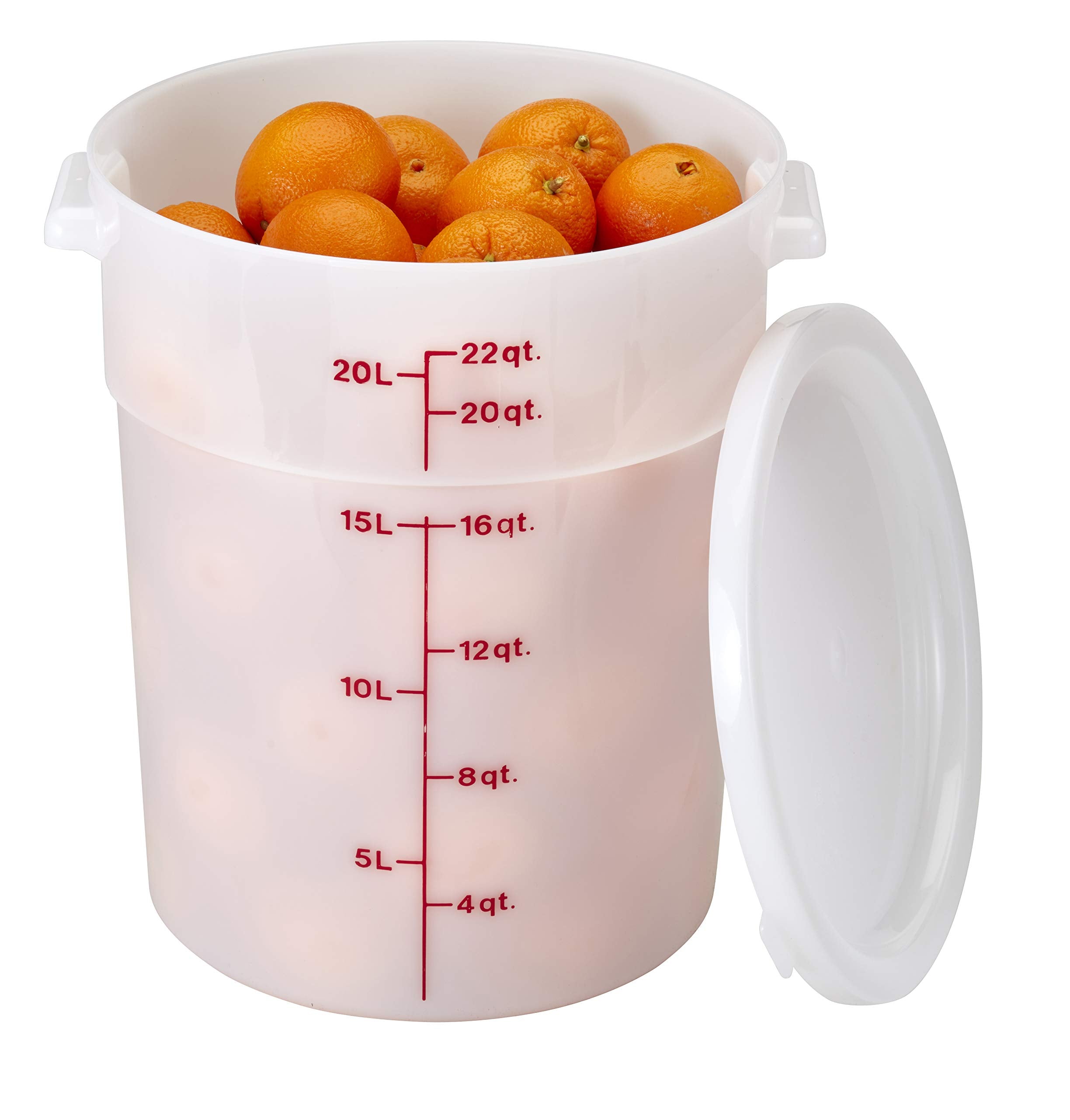Round 22 Quart Poly White