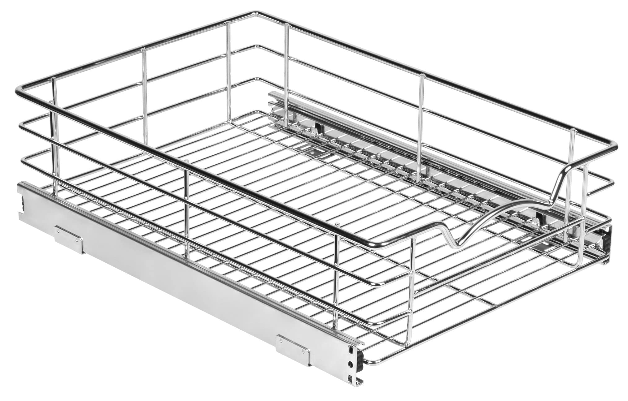 Hold N Storage Heavy-Duty Premium Collection Pull Out Cabinet Organizer - Pantry Drawer Slide Out Caddy -Lifetime Limited Warran