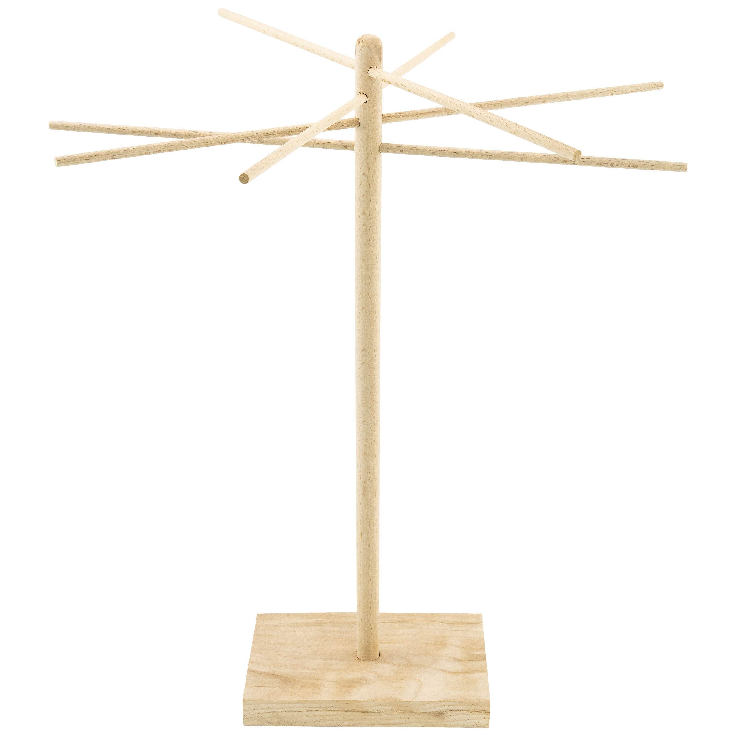 Southern Homewares Wooden Pasta Drying Rack - Collapsible Pasta Rack, Pasta Dryer, Hanging Rack For Pasta Machine, Pasta Maker K