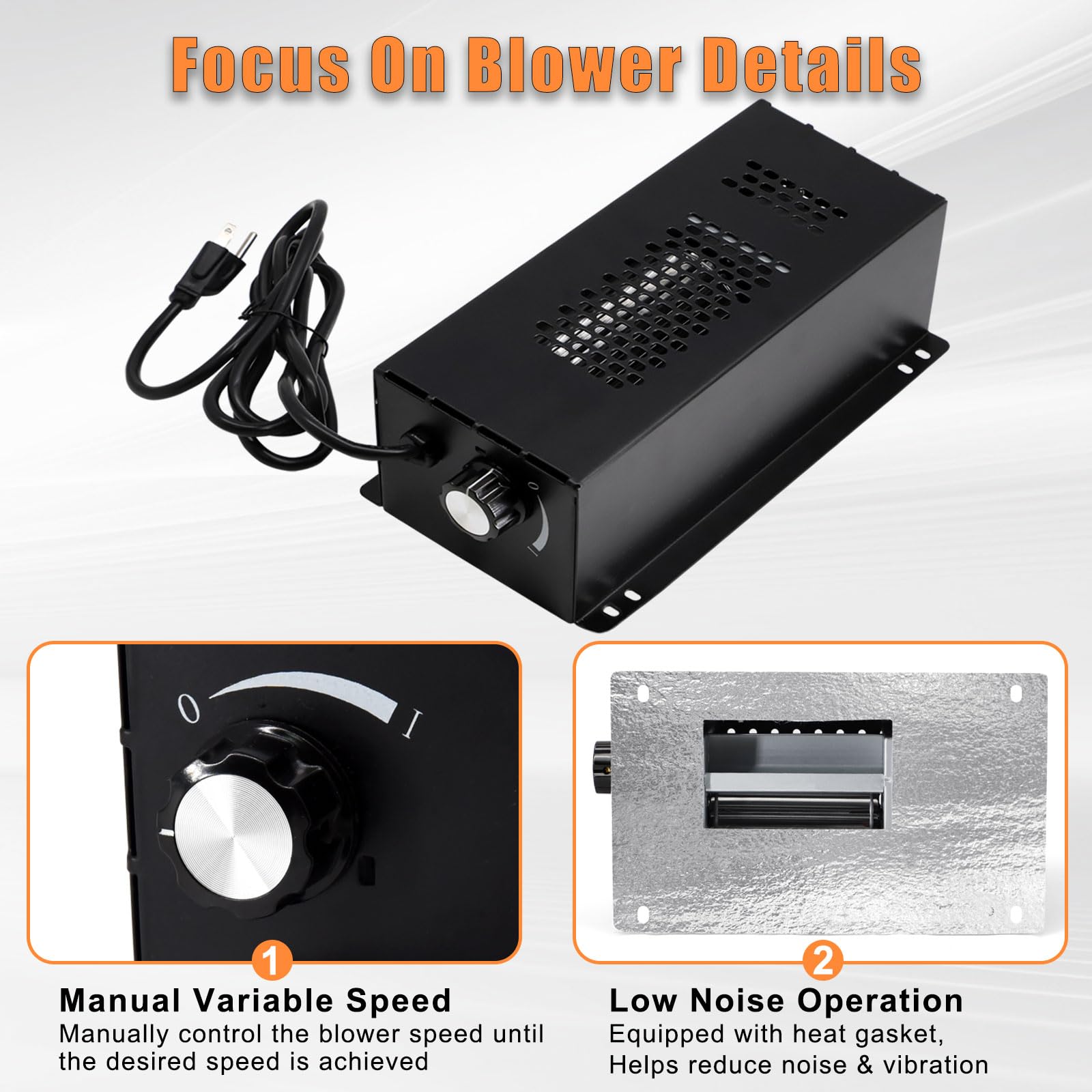 Criditpid S31105 Speed Variable Blower 110V ~ 120V for GHP Group, Monessen/Majestic (MHSC Brands), Majestic Dutchwest Windsor, C