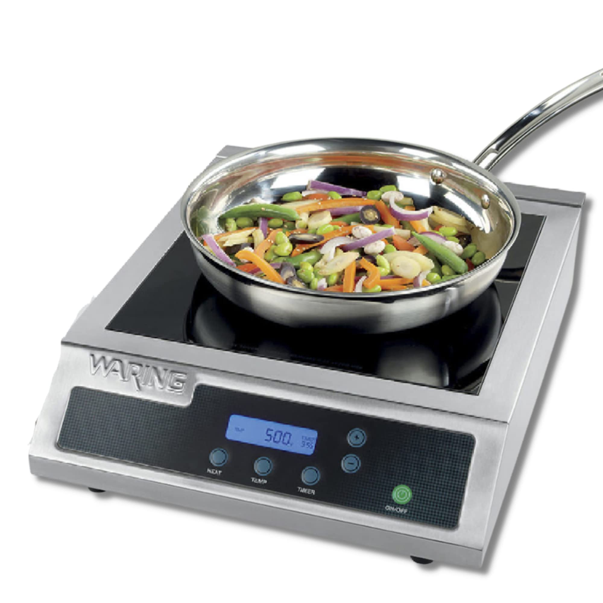 Waring Commercial Wih400 Hi-Power Induction Electric Countertop Range Burner