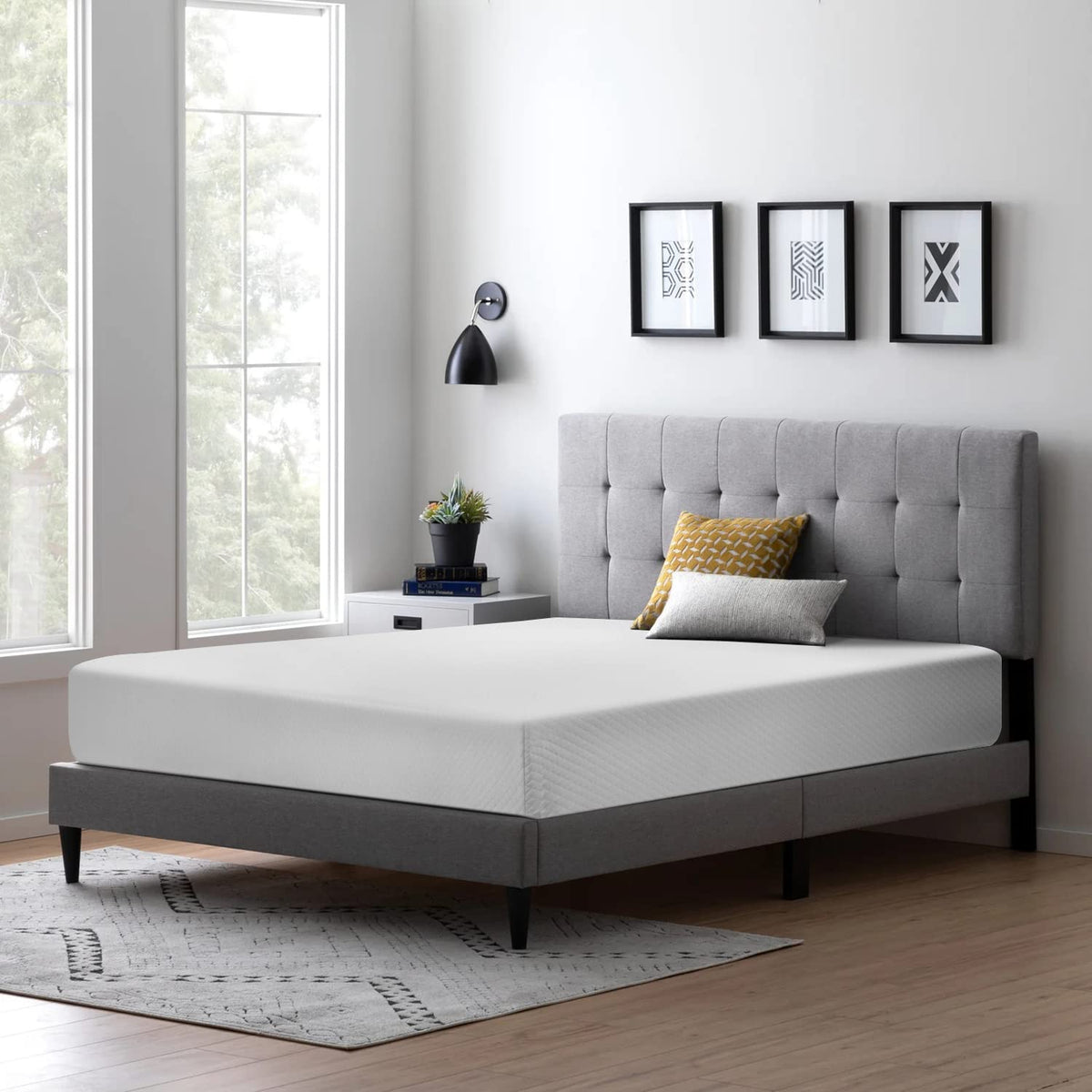 Paylesshere 10 Inch King Gel Memory Foam Mattress Fiberglass Free/Certipur-Us Certified/Bed-In-A-Box/Cool Sleep & Comfy Support
