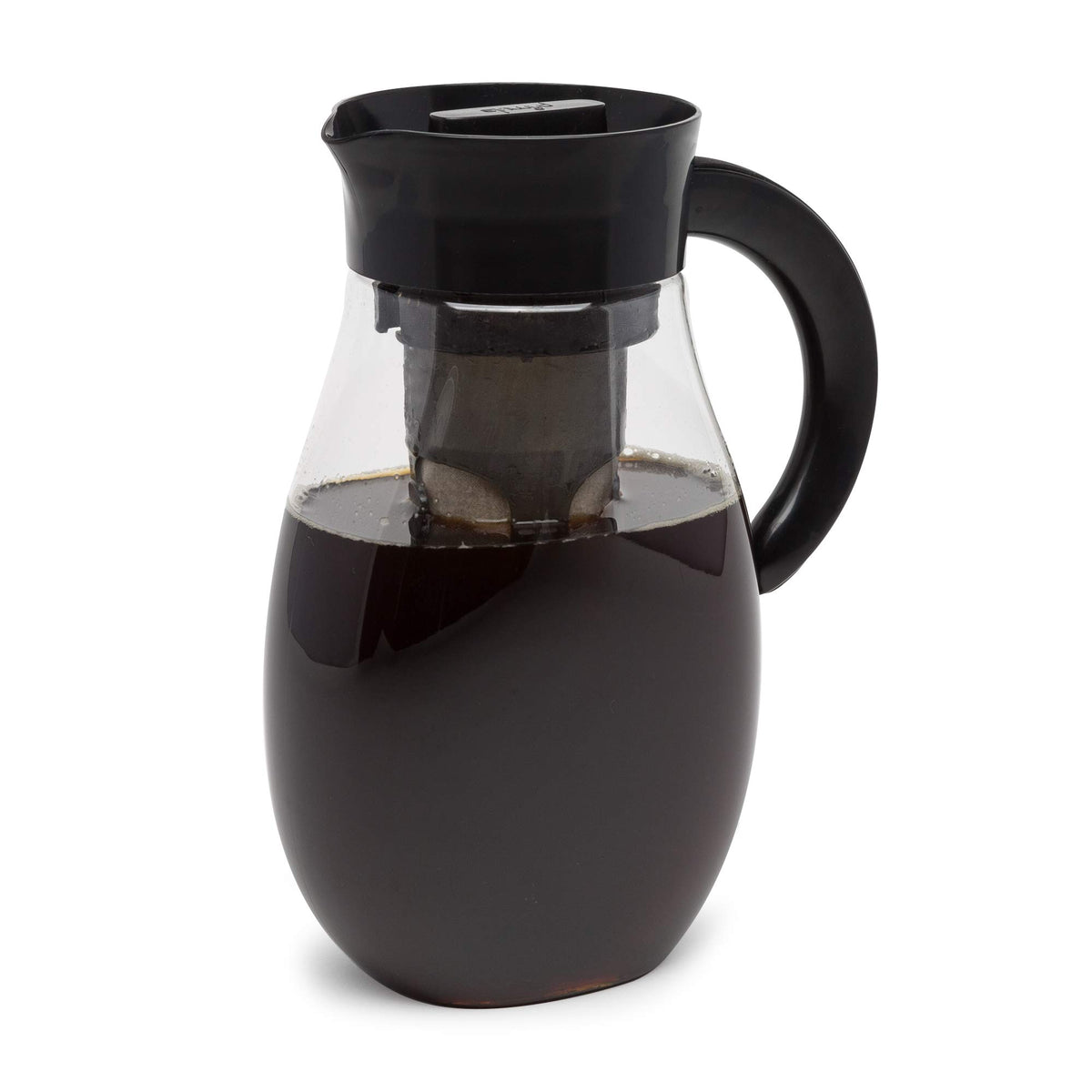 Primula Flavor Airtight Cold Brew Coffee Or Iced Tea Maker Shatterproof Durable Plastic Construction, Leak-Proof, 2.7 Quart, Bla
