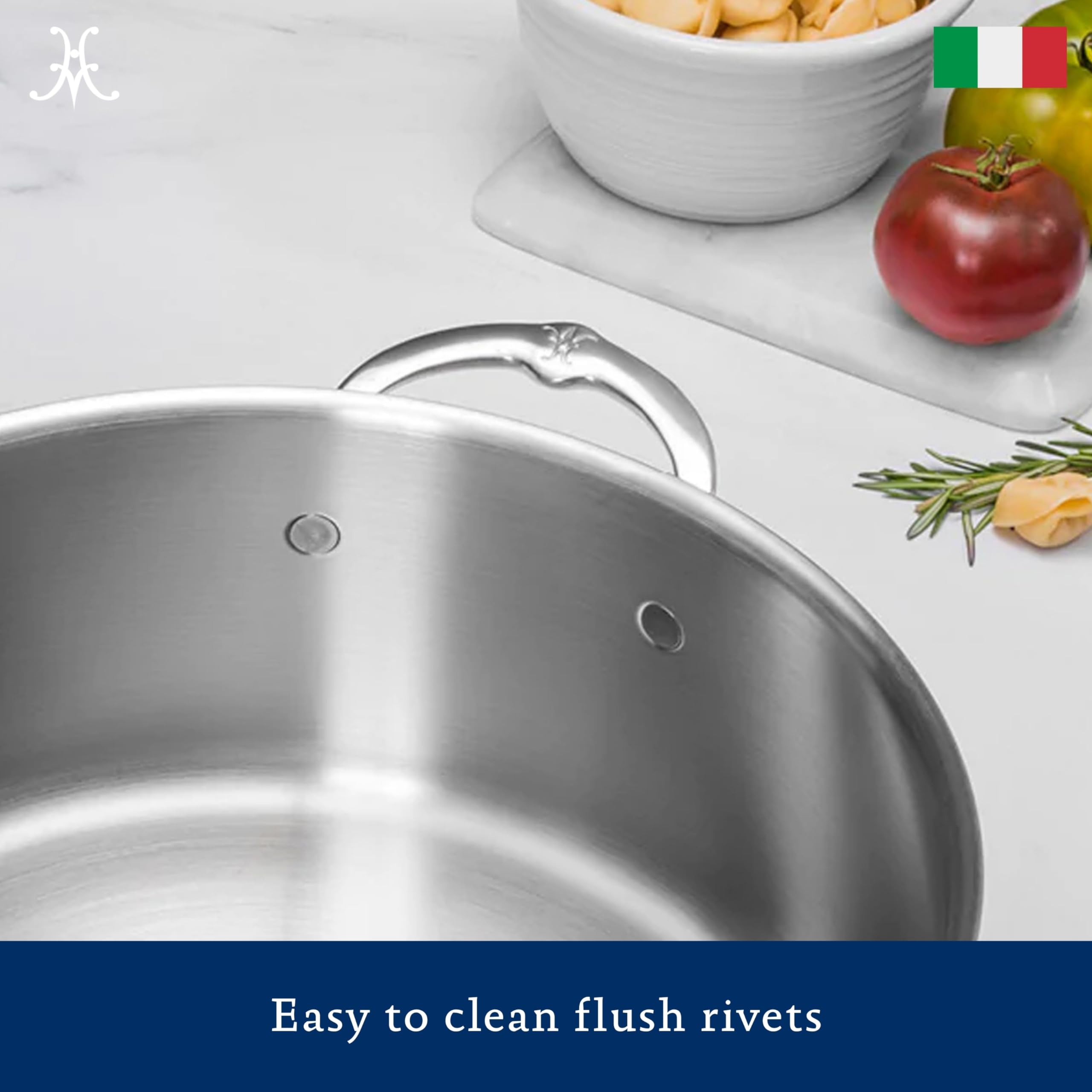 Thomas Keller Insignia By Hestan - Stainless Steel 6 Quart Rondeau, Induction Cooktop Compatible