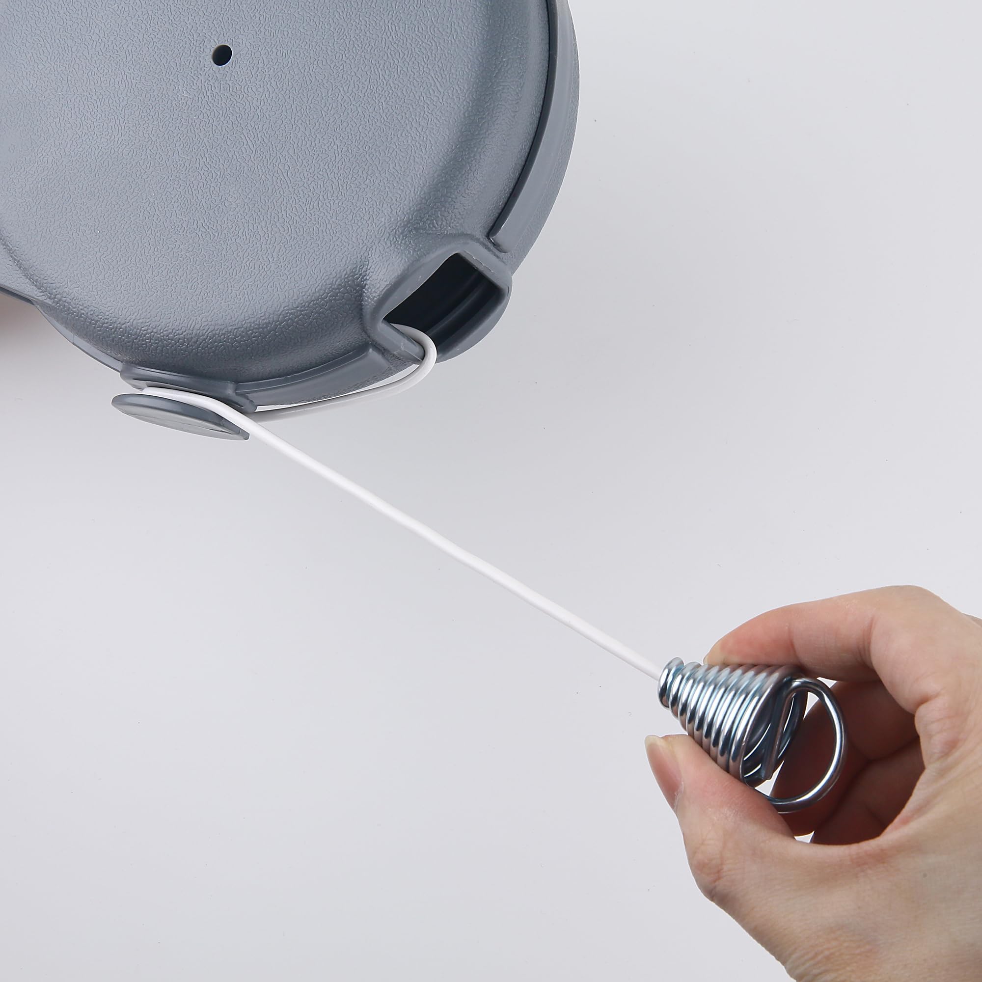 Atvobiy Retractable Clothesline Outdoor Heavy Duty Clothes Line Retracting Indoors For Drying Clothes Portable Clothesline 40 Fe