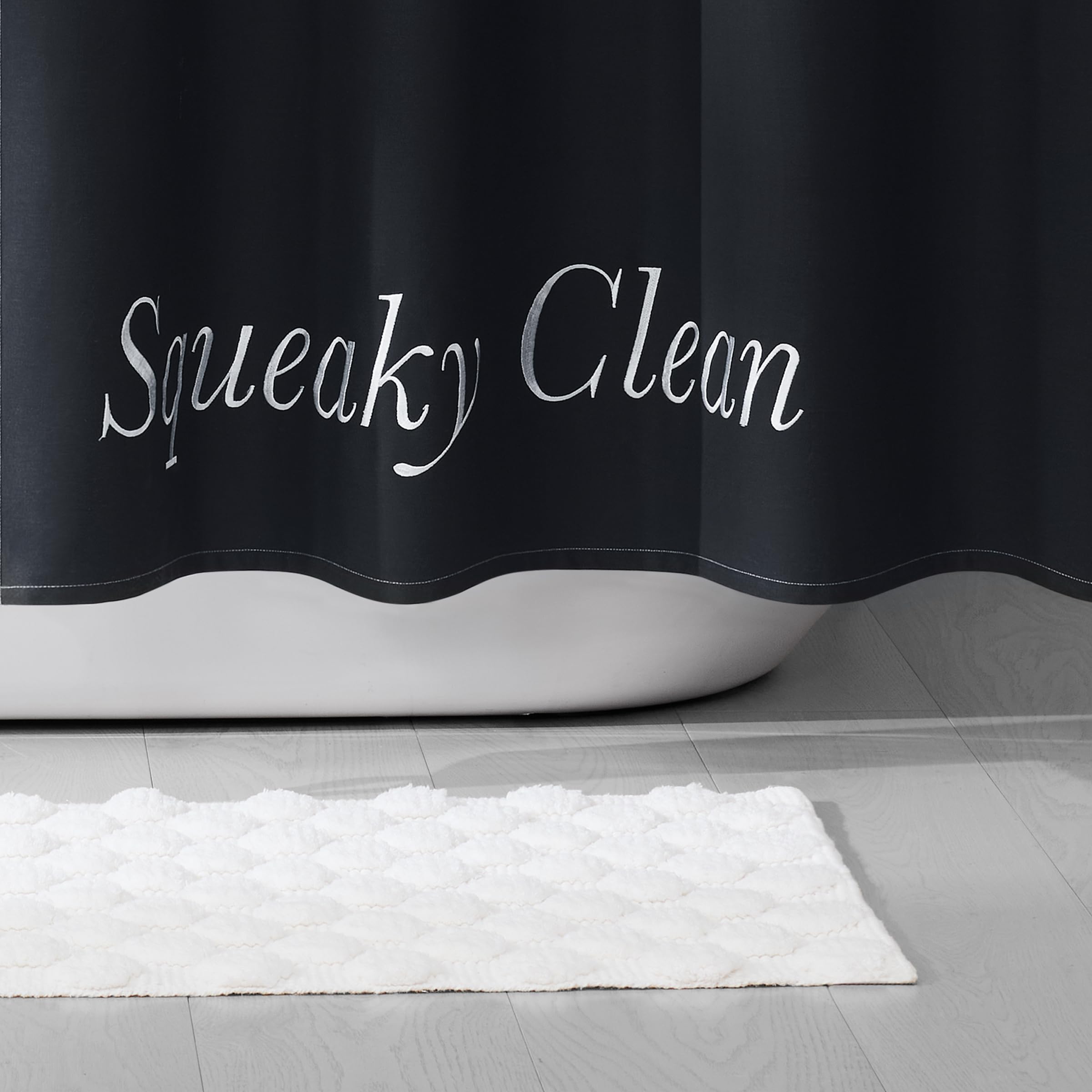kate spade new york Dotted Woven Bath Rug, 21 in x 34 in, Absorbent Bath Mat, Slip Resistant, Made from 100% Cotton, Machine Was