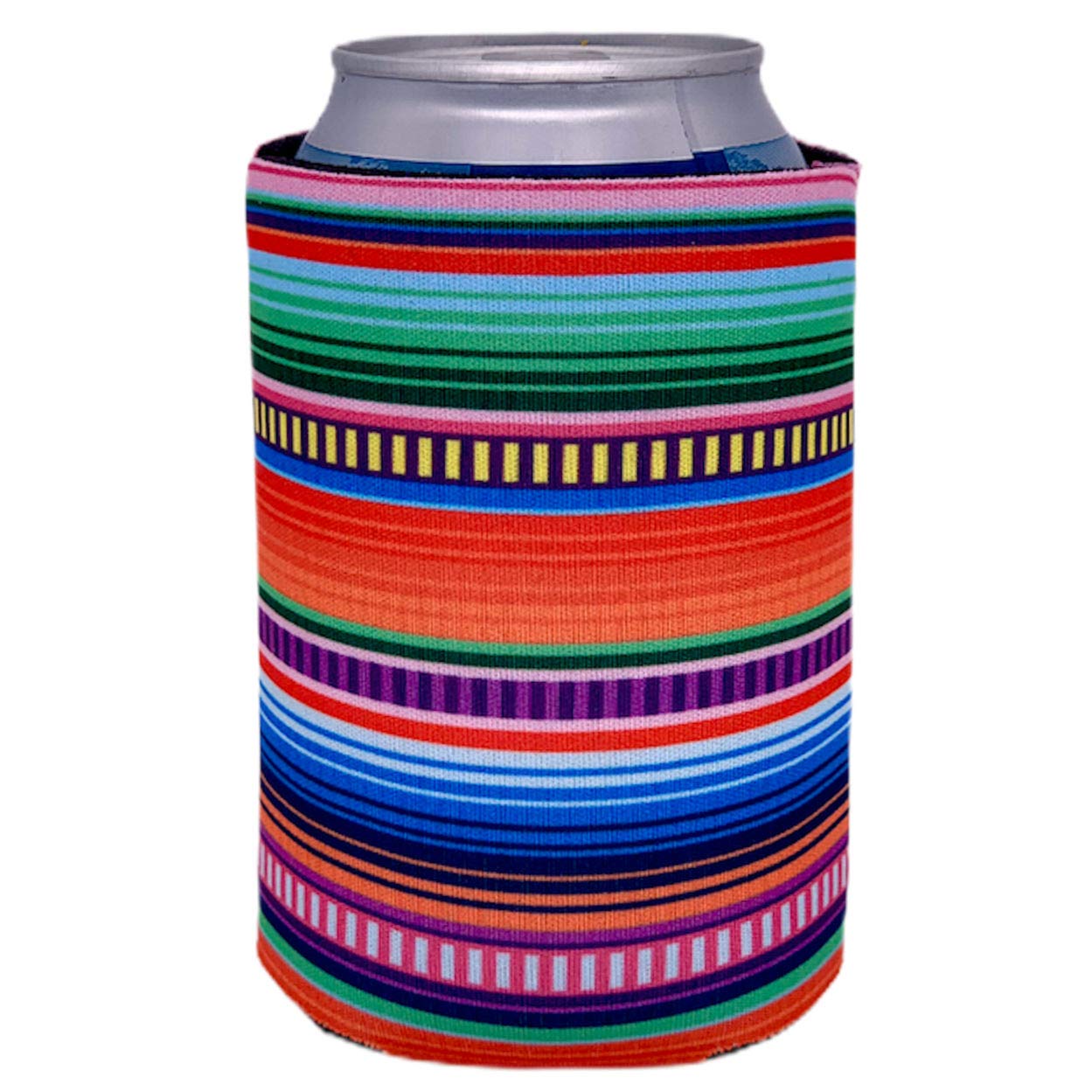 Serape Pattern Collapsible Can Coolie (2 Pack)