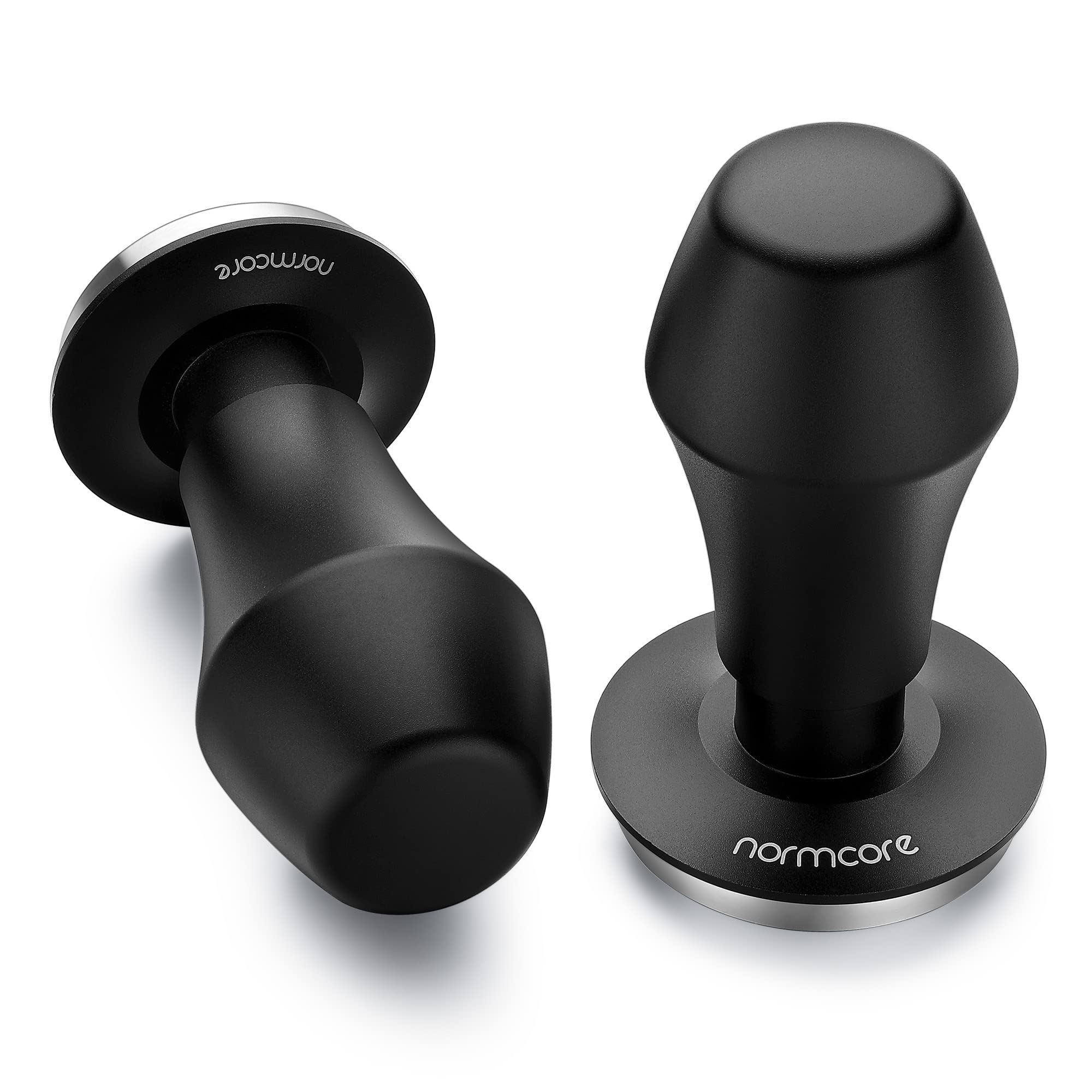 Normcore 49.7mm Coffee Tamper V4 - Spring-loaded Tamper - Barista Tools - Espresso Tamper with Mat For ROK Espresso Maker - Flat Base