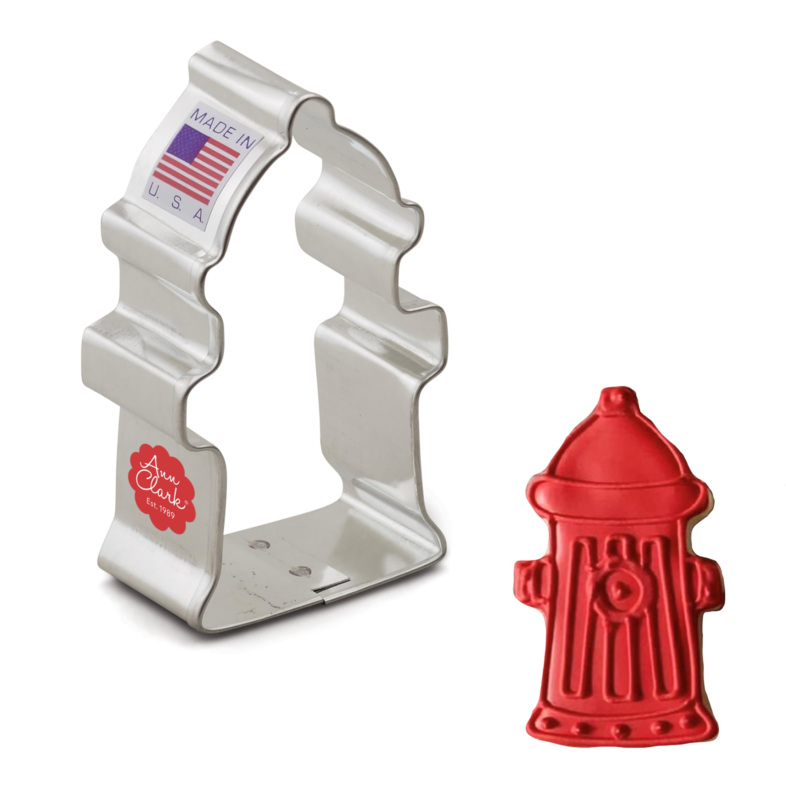 Fire Hydrant Cookie Cutter 3'' Made In Usa By Ann Clark