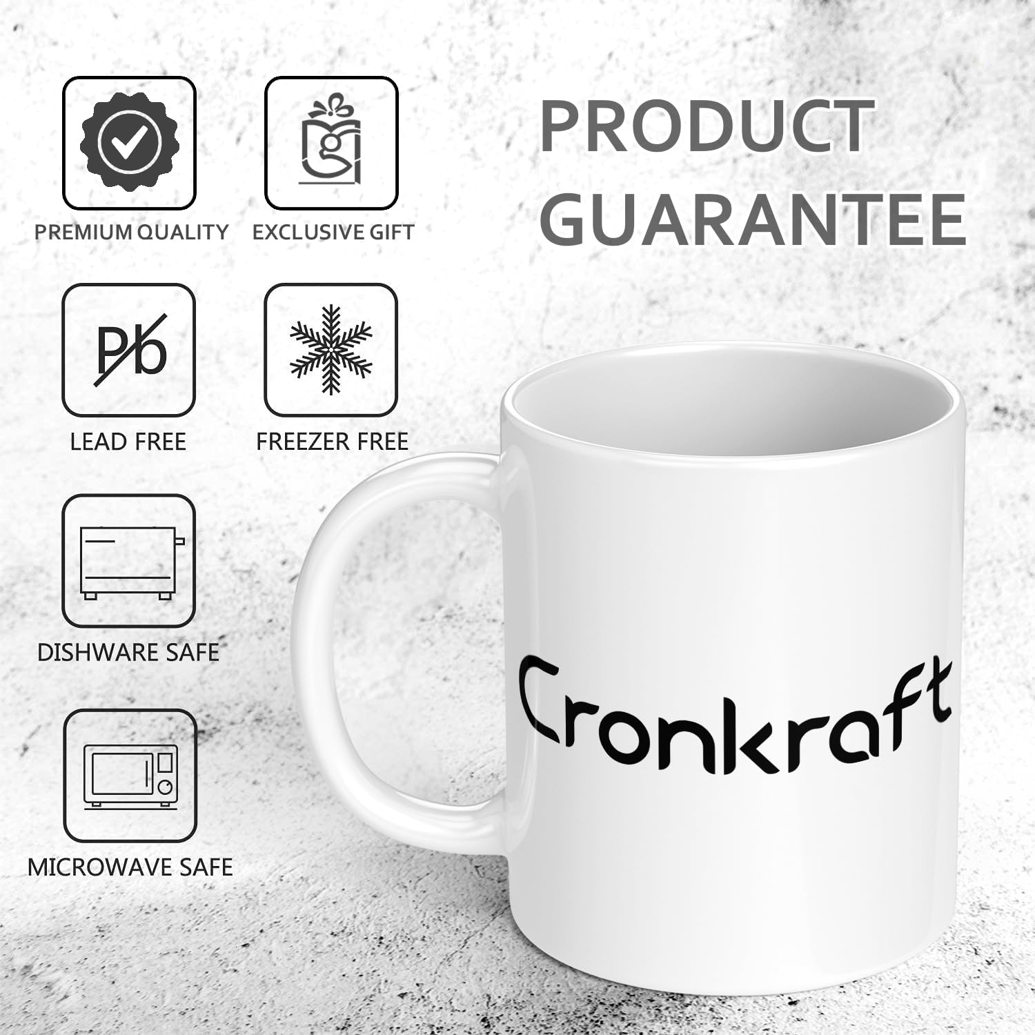 Cronkraft Personalized Magic Mug With Photo Custom Heat-Sensitive Color-Changing Coffee Cup Unique Gift For Birthday, Anniversar
