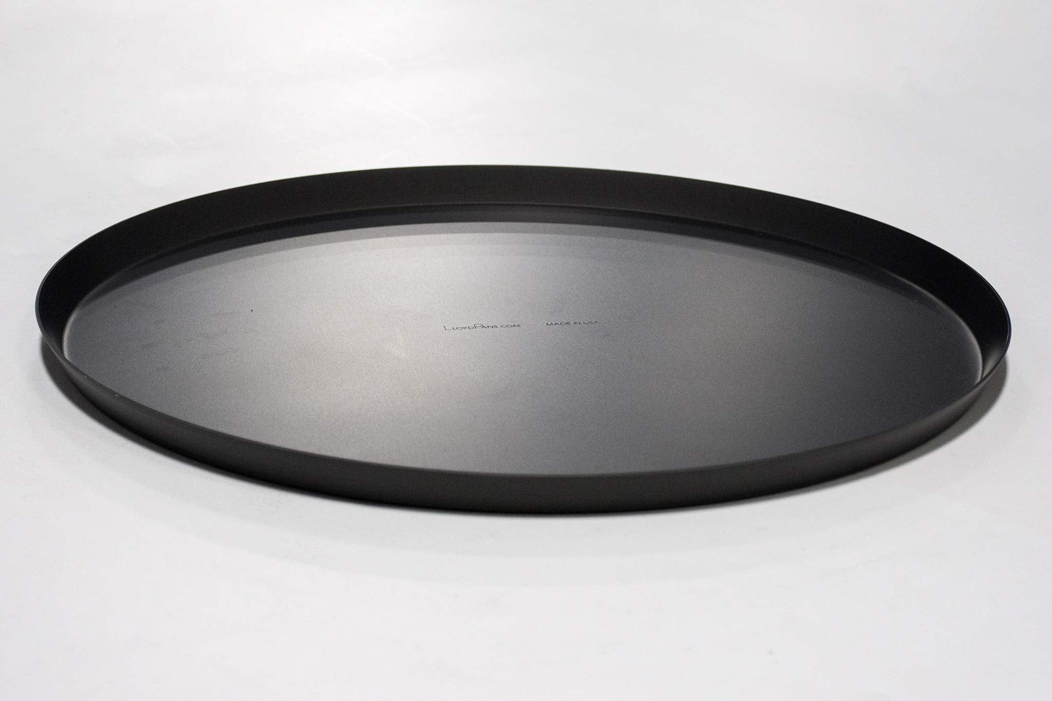 Lloyd Pans Pizza Cutter Pan 16 Inch, Dark Gray, Model H63N-16X0.75-PSTK