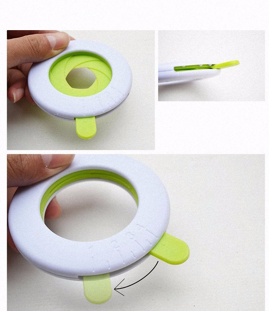 Beespring Spaghetti Measuring Tool,Noodle Selector,Pasta Measurer Tool, Noodles Component Selector Quantitative Adjusting Disk,S