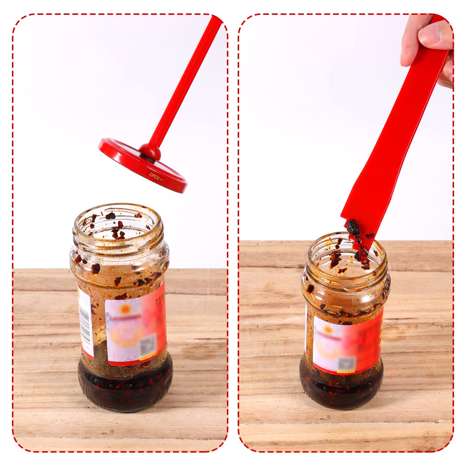 Savita 4Pcs Canning Kit, 2Pcs Magnetic Can Lid Lifter 2Pcs Bubble Remover Tool Canning Bubble Popper For Canning Tools Preservin