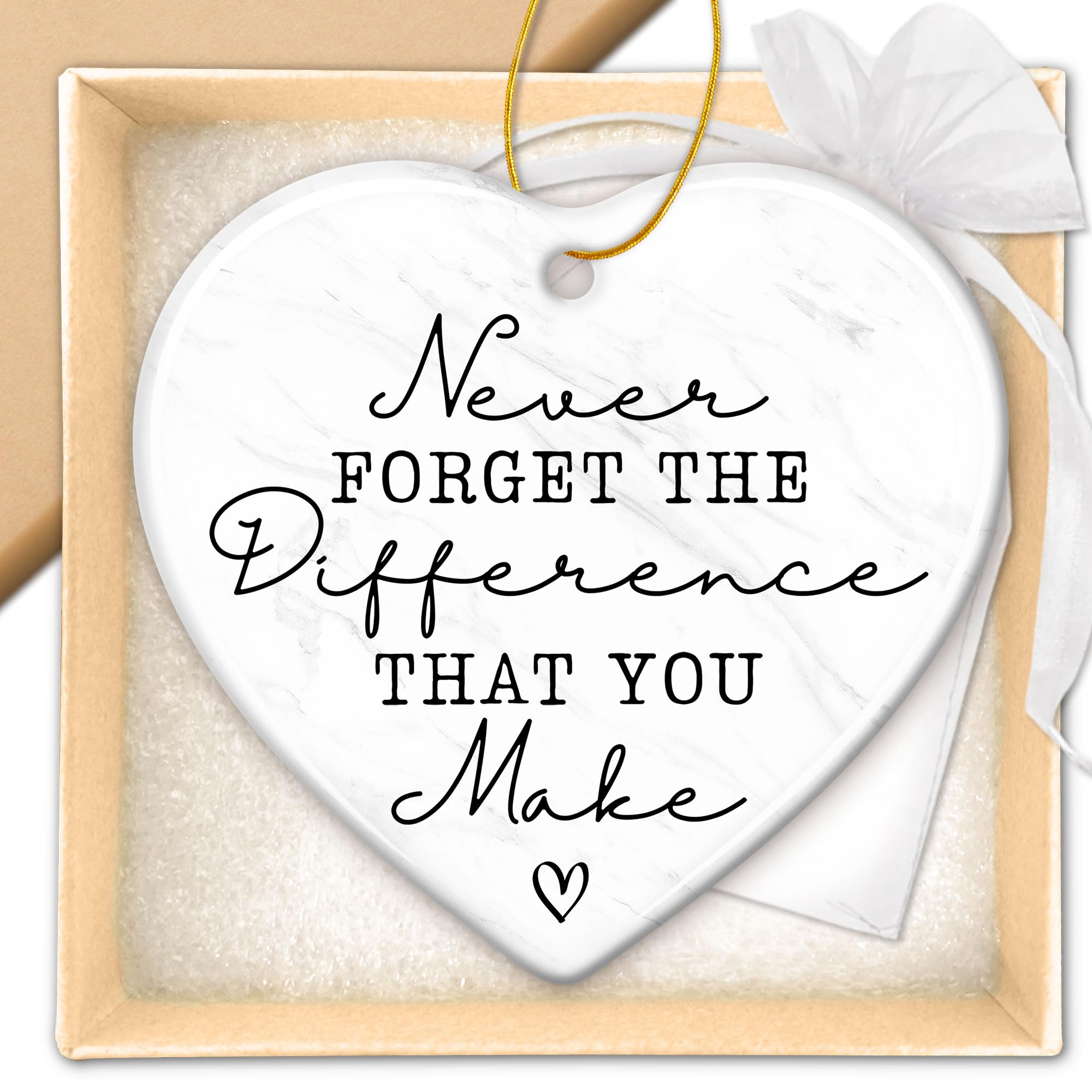 Thank You Gifts for Women - Christmas Appreciation Gifts for Coworkers, Teacher, Boss, Nurse, Employee, Friend - Never Forget Th