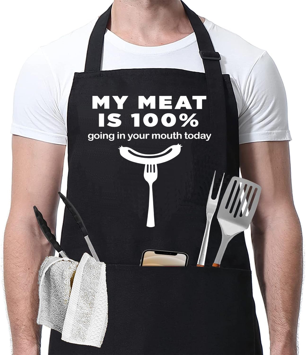 Hyzrz Funny Cooking Aprons For Men Women, Funny Dad Gifts For Mens Father, Mom  Mothers Day, Fathers Day, Birthday Gifts For Da