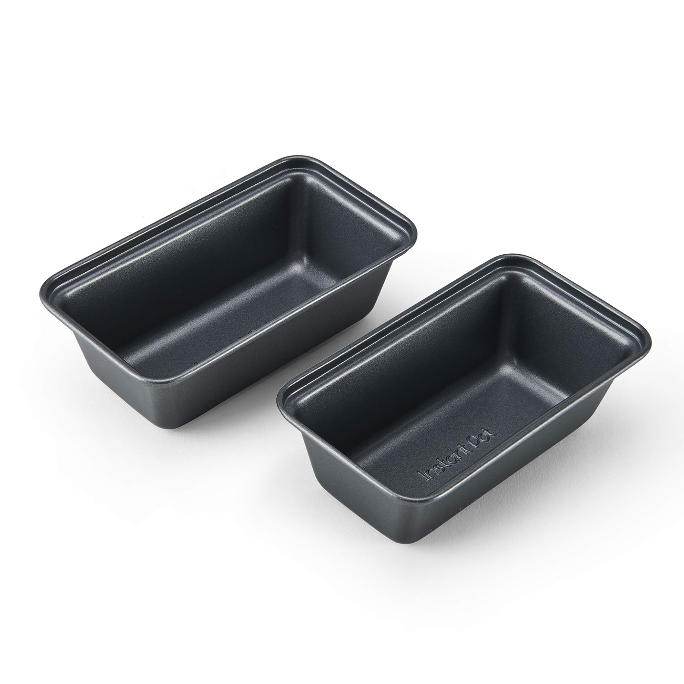 Instant Pot Official Mini Loaf Pans, Set of 2, Compatible with 6Quart and 8Quart Cookers, Gray