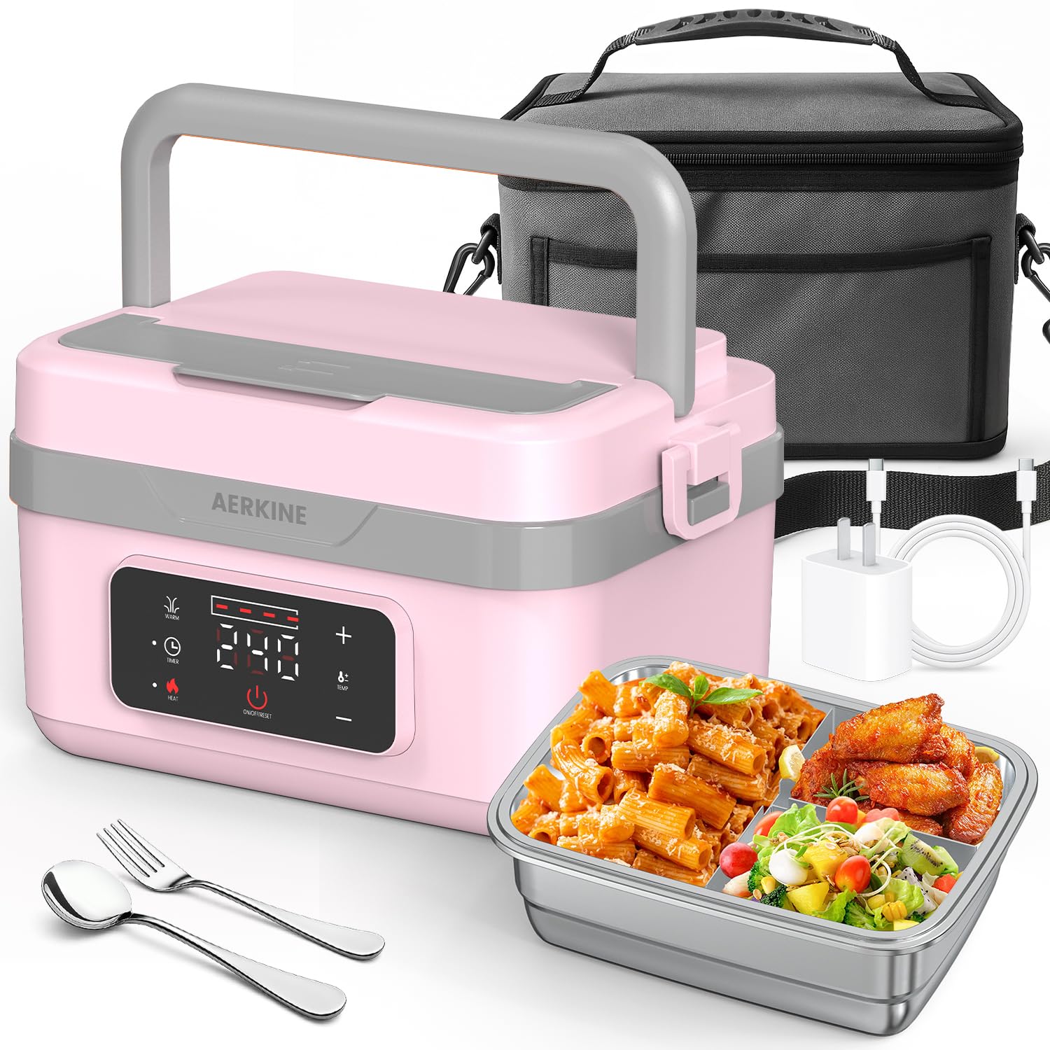 Electric Lunch Box (Pink)