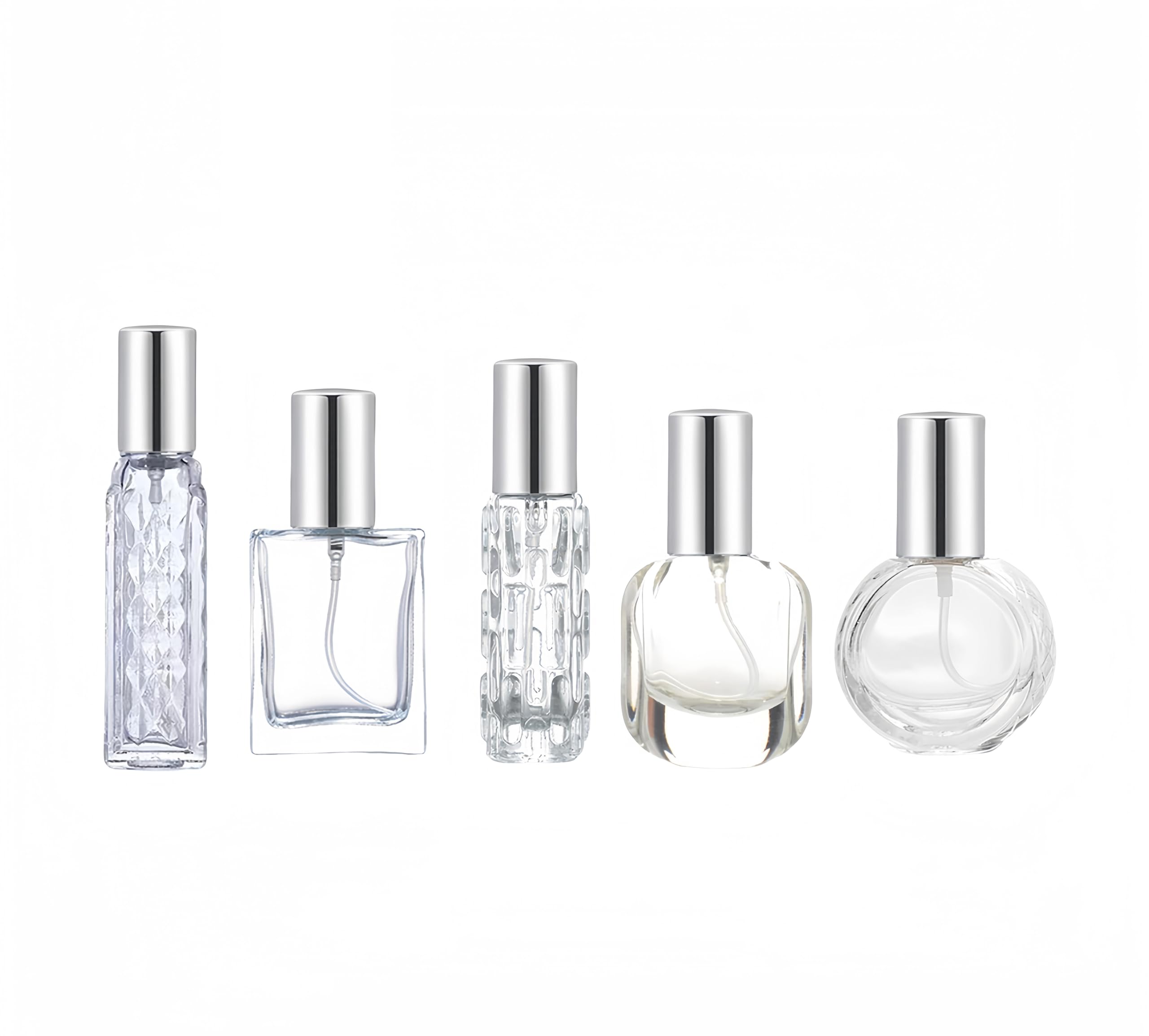 YORROR Small Glass Perfume Atomizer Refillable Perfume Spray Bottle