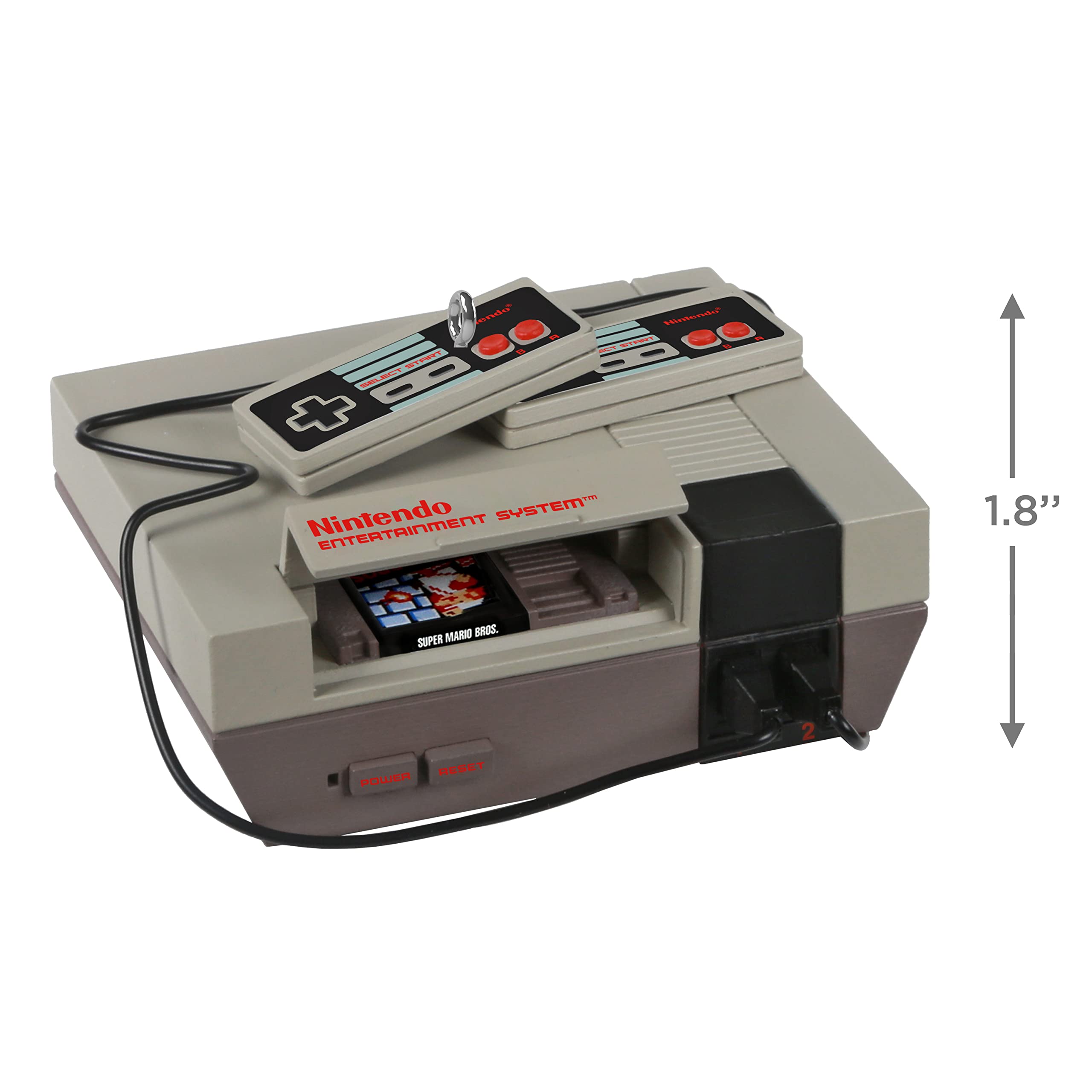 Hallmark Keepsake Christmas Ornament, Nintendo Entertainment System NES Console Ornament with Light and Sound, Gifts for Gamers