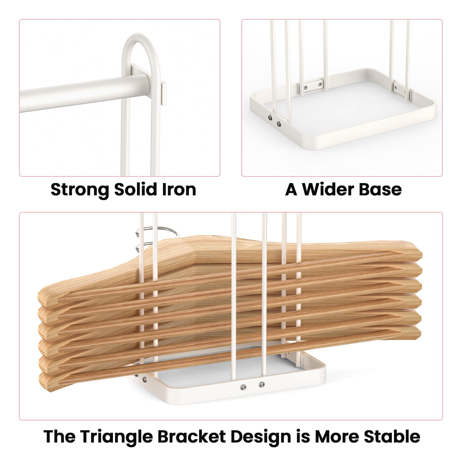 Papagiftree 2Pc Hanger Organizer, Hanger Stacker, Hanger Storage Organizer Clothes Hanger Holder, Clothes Hanger Storage Rack Ha