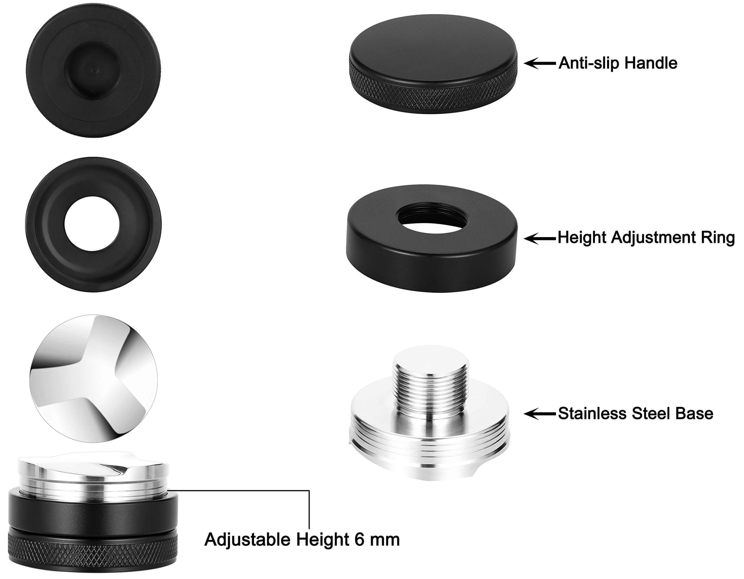 Apexstone 51mm Coffee Distributor  51mm Coffee Leveler  Coffee Distributor 51mm  Coffee Distribution Tool 51mm