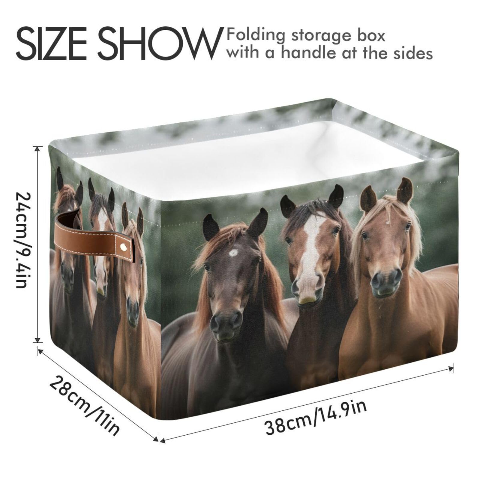 Staytop Large Storage Basket Collapsible Toy Storage Bins Waterproof Laundry Basket With Handle.Used For Home Closets, Offices,