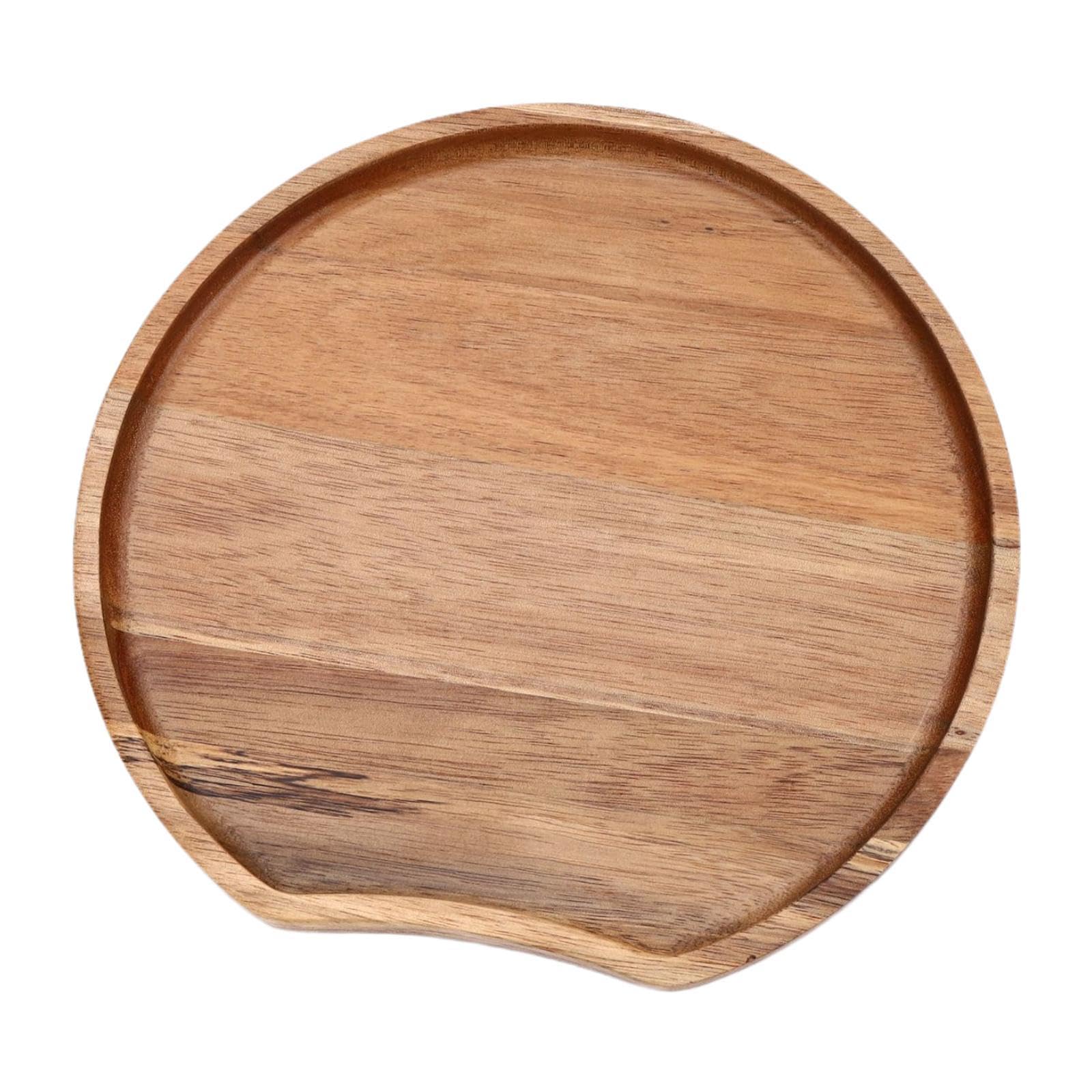 Ecomistiq Wooden Serving Tray Decorative For Coffee Table For Tea Breakfast Countertop Small | Trays | Dinnerware & Serving Dish