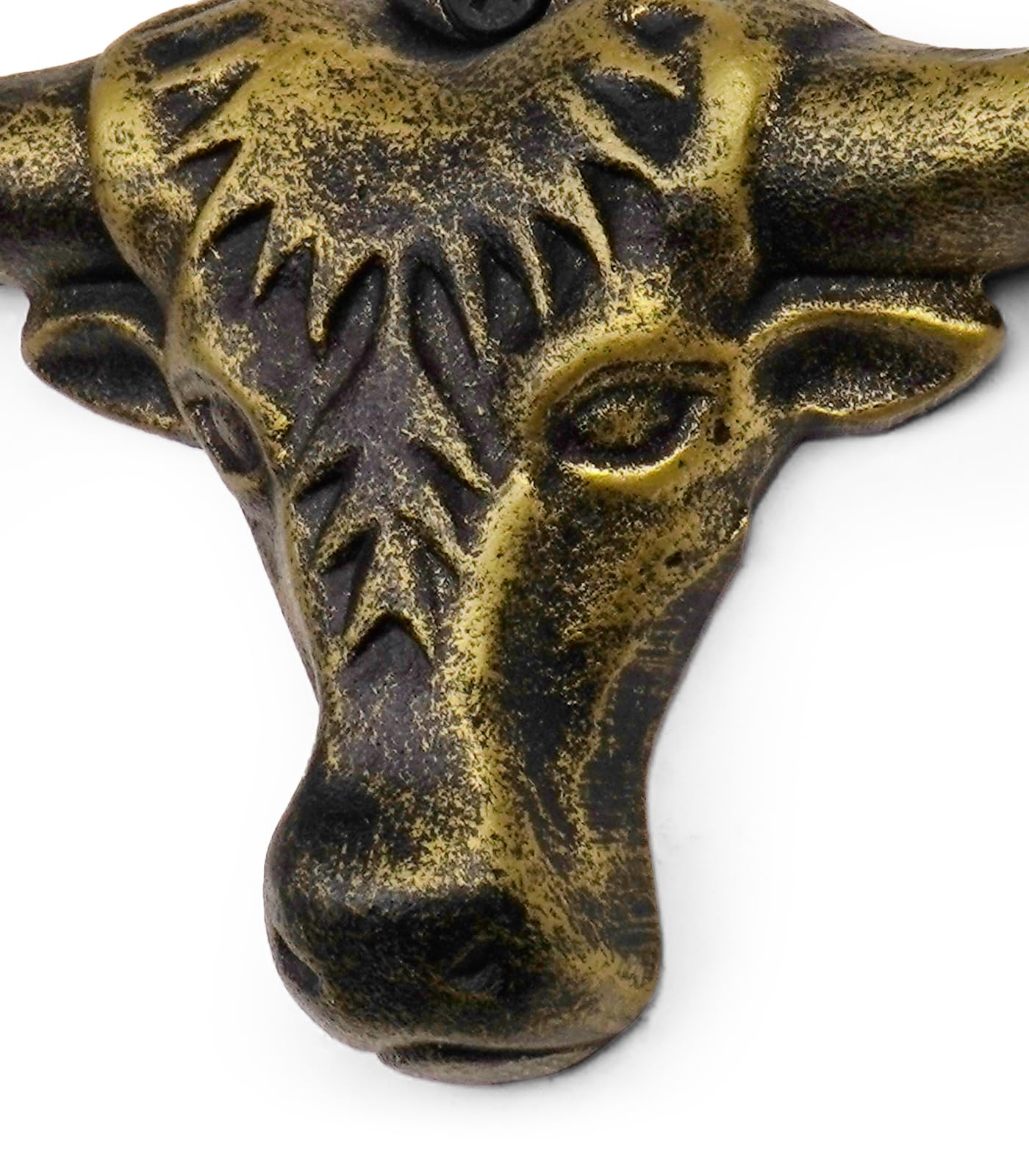 Filano Cowboy Hat Rack For Wall 2 Pack Modern Metal Cowboy Hat Holder Cast Iron Hat Hanger Western Longhorn Hooks Storage And Di