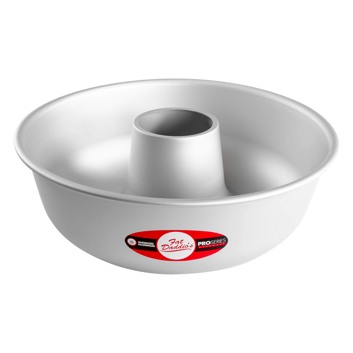 Fat Daddio'S Rmp-12 Anodized Aluminum Ring Mold Pan, 12 X 4 Inch, Silver