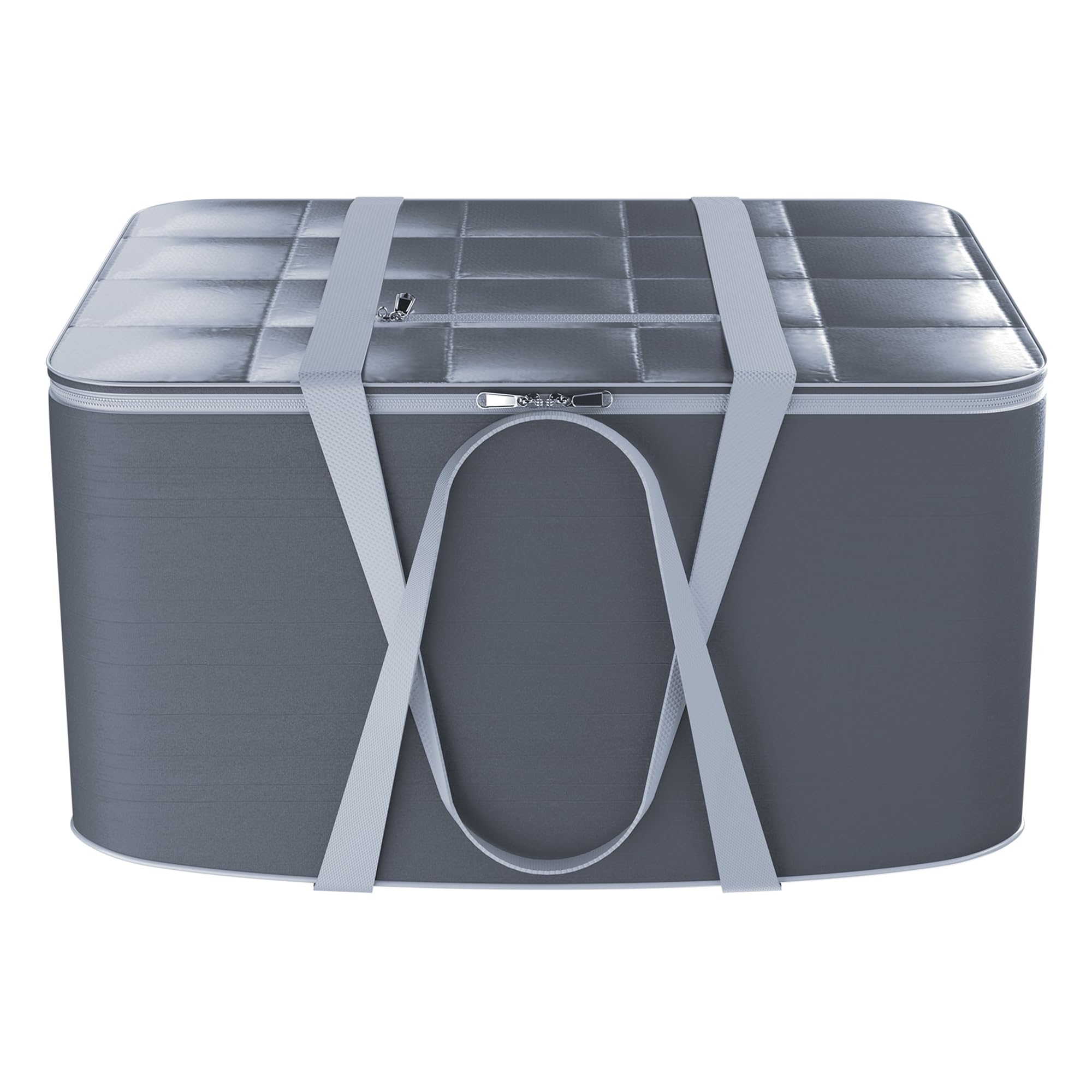 Kuber Industries Parachute 120L Large King Size Dustproof Underbed Storage Box | Blanket Storage Bags/Cover Double Bed Storage B
