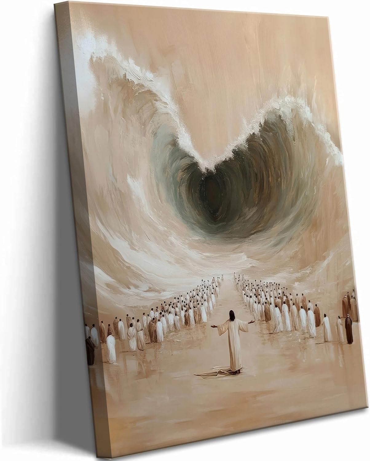 Moses Parting The Red Sea Canvas Wall Art Modern Christian Bible Stories Wall Decor Picture Jesus Religious Posters Prints For L