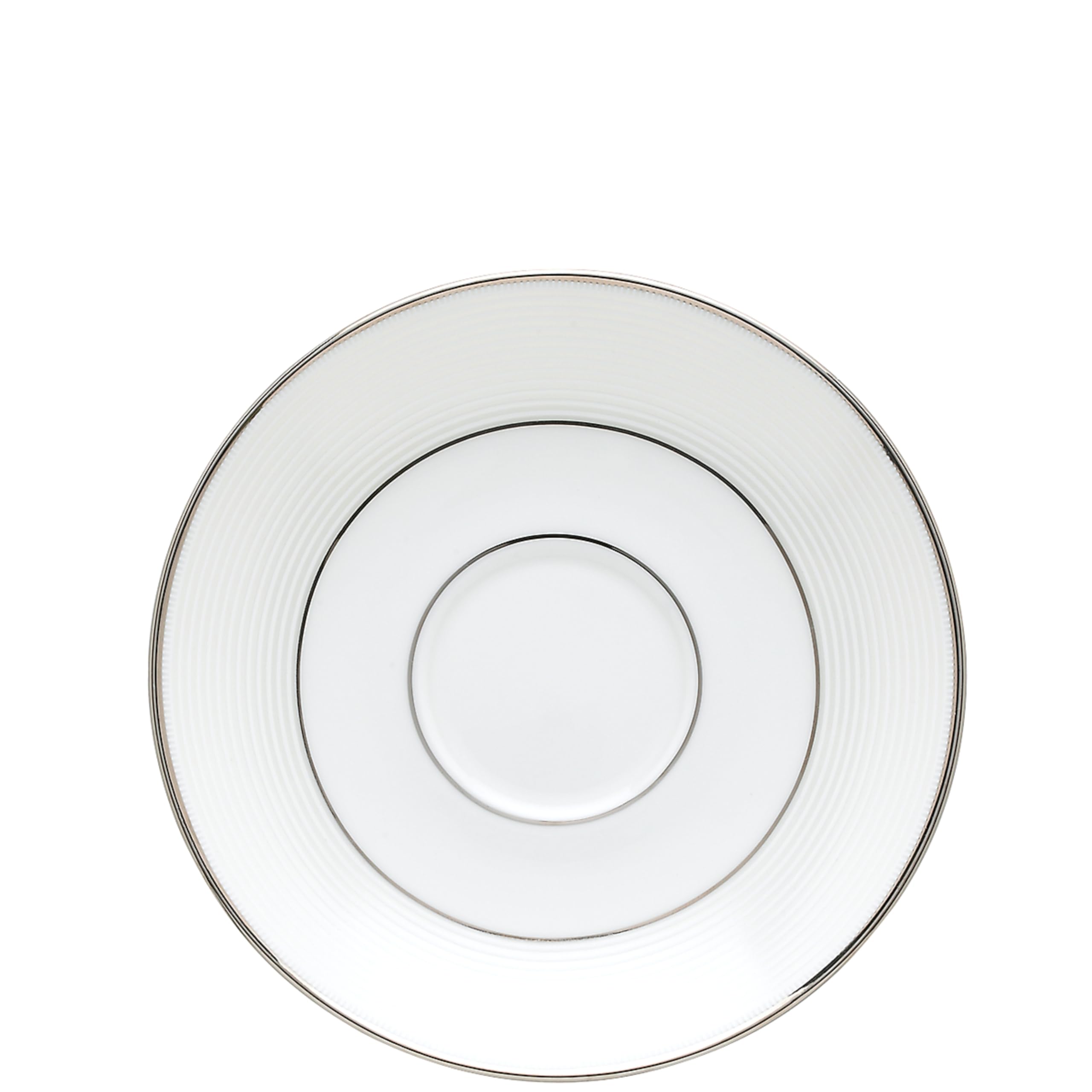 Lenox Opal Innocence Stripe Saucer, 0.50 Lb, White