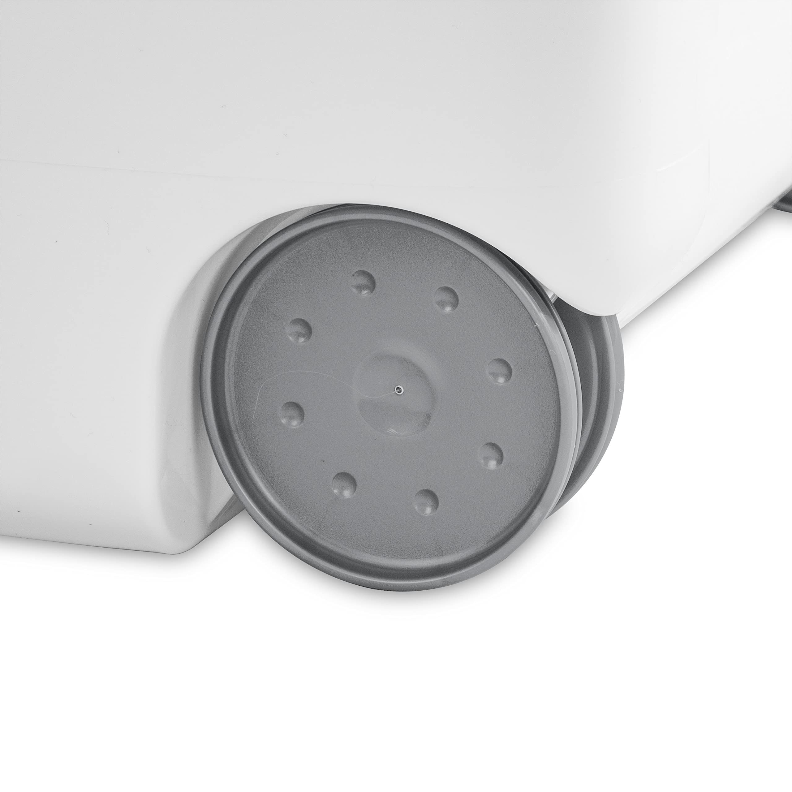 Sterilite Ultra Wheeled Laundry Hamper With Lid, Handle And Wheels For Easy Rolling Of Clothes To And From The Laundry Room, Pla