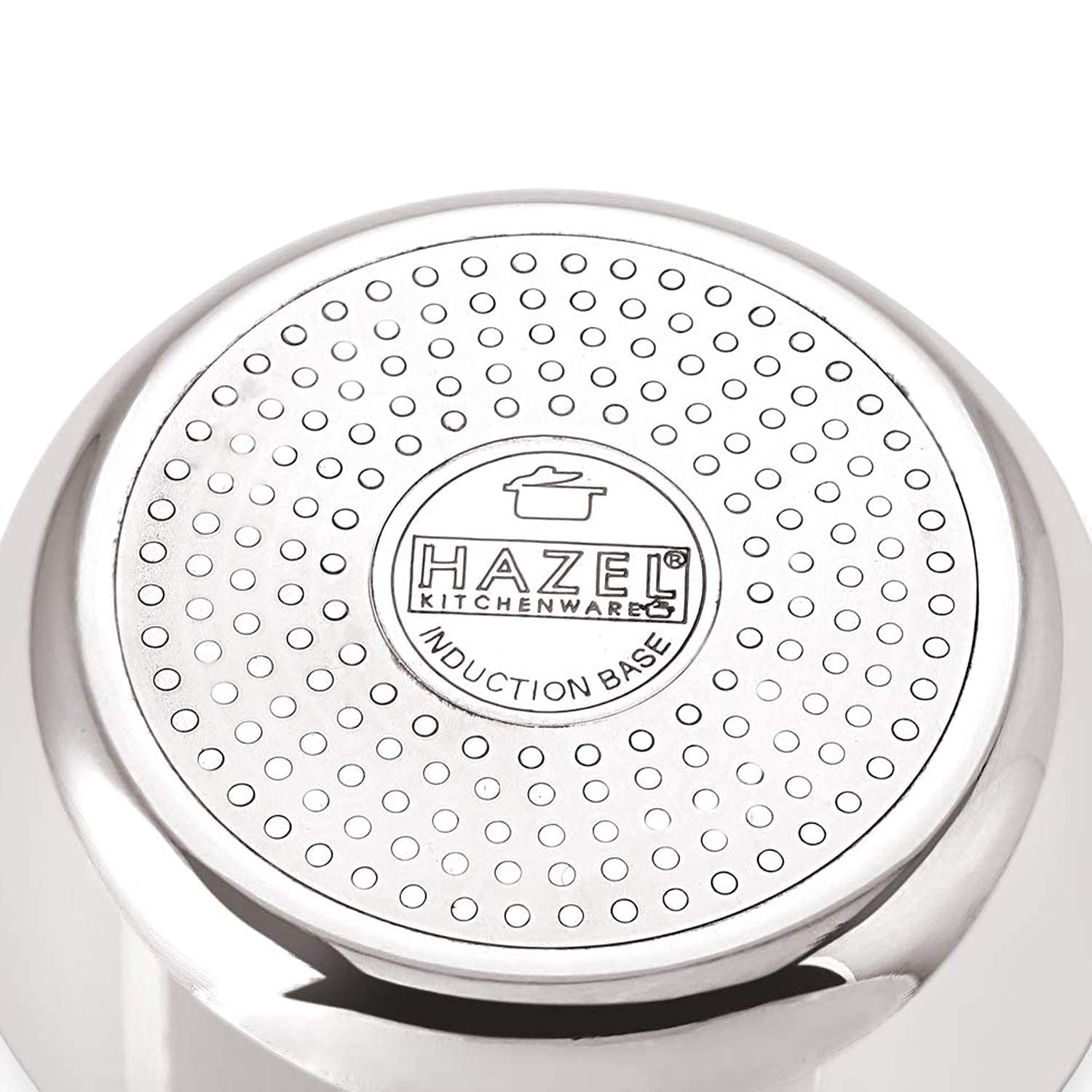 Hazel 4 Mm Aluminium 3000 Ml Induction Base Kadai Kadhai With Handle