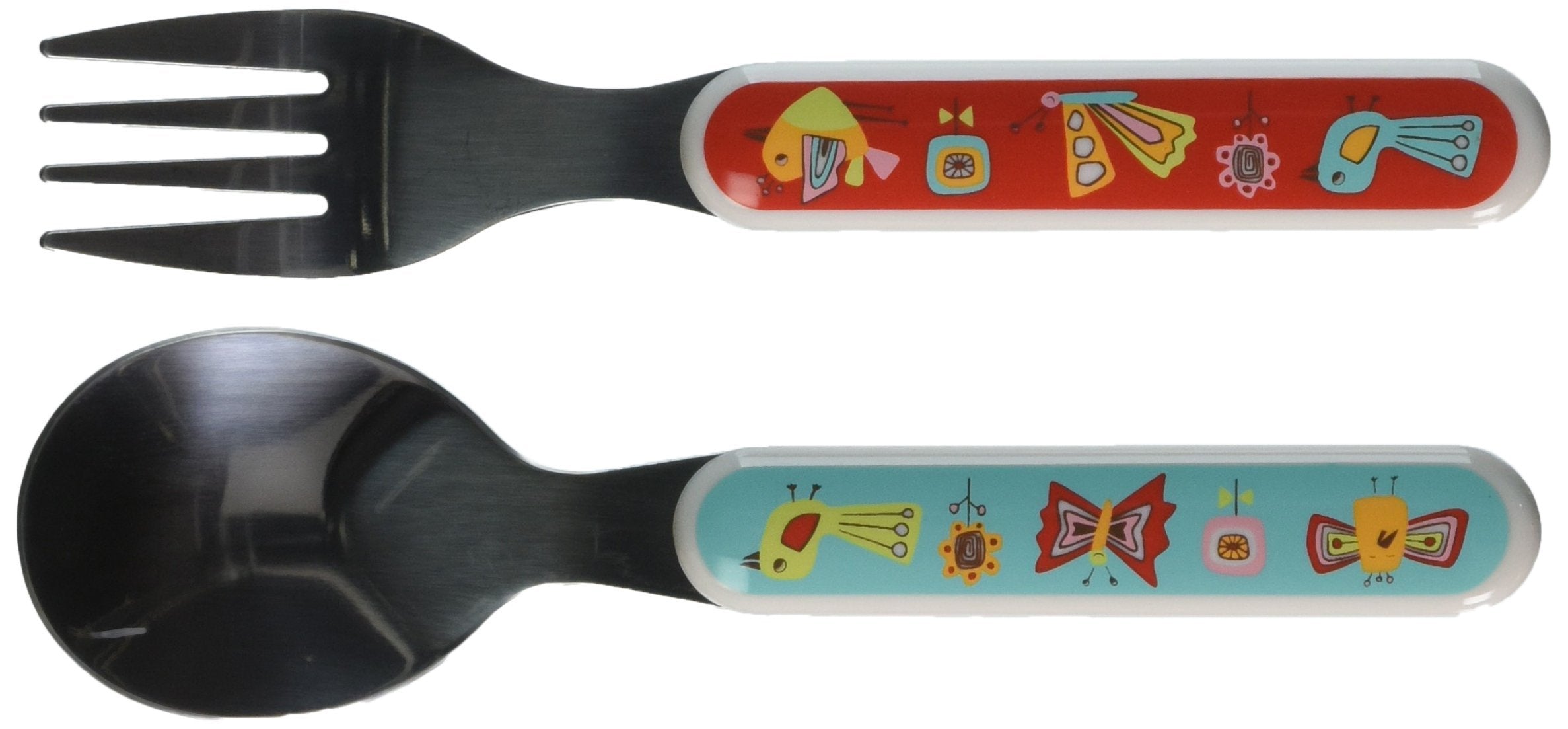 Sugarbooger Silverware Set, Birds & Butterflies