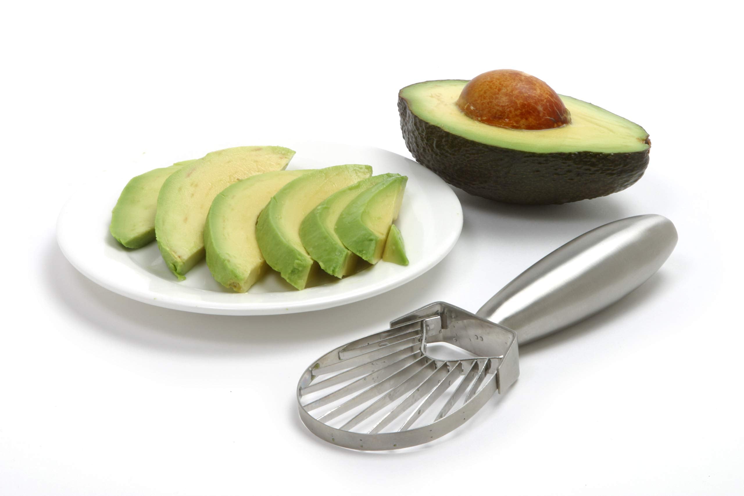 Norpro Stainless Steel Avocado Slicer, 7'' X 2.5'' X .75''